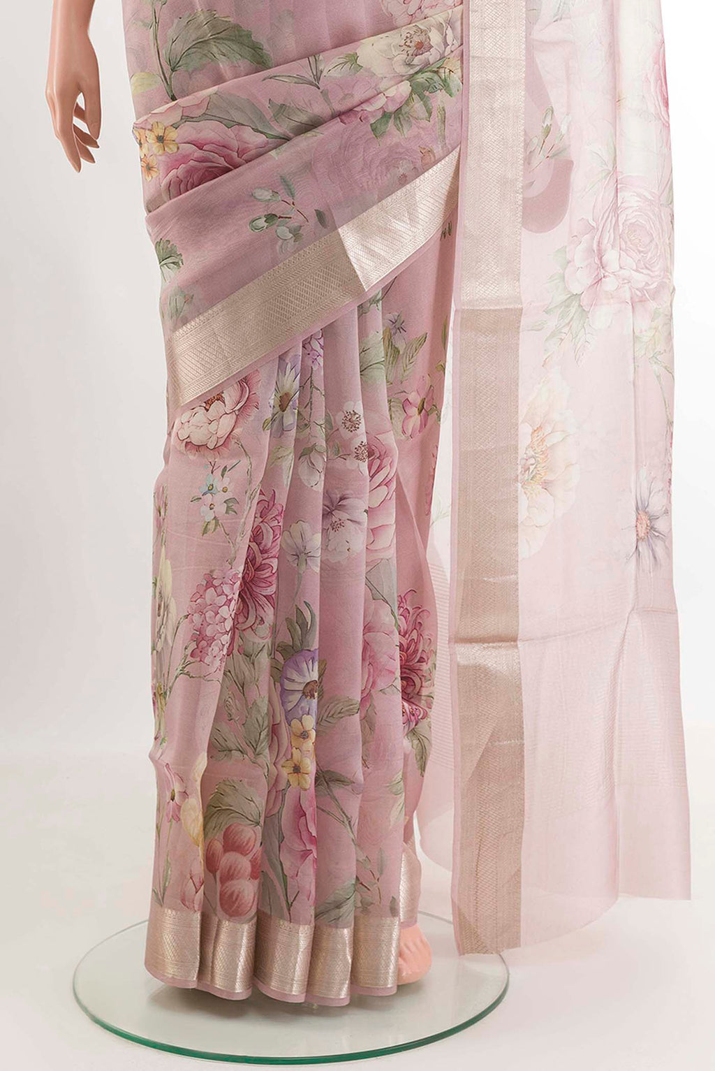 pleats pallu