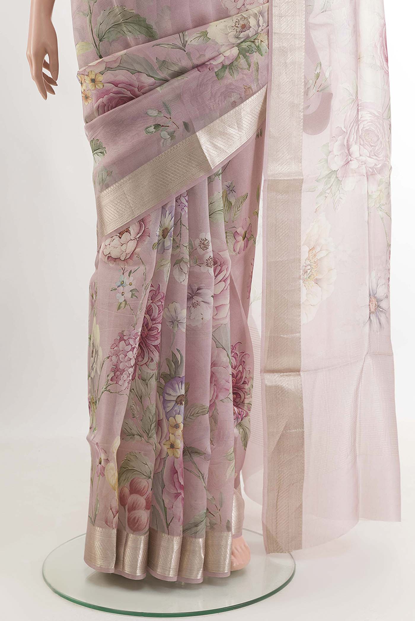 pleats pallu