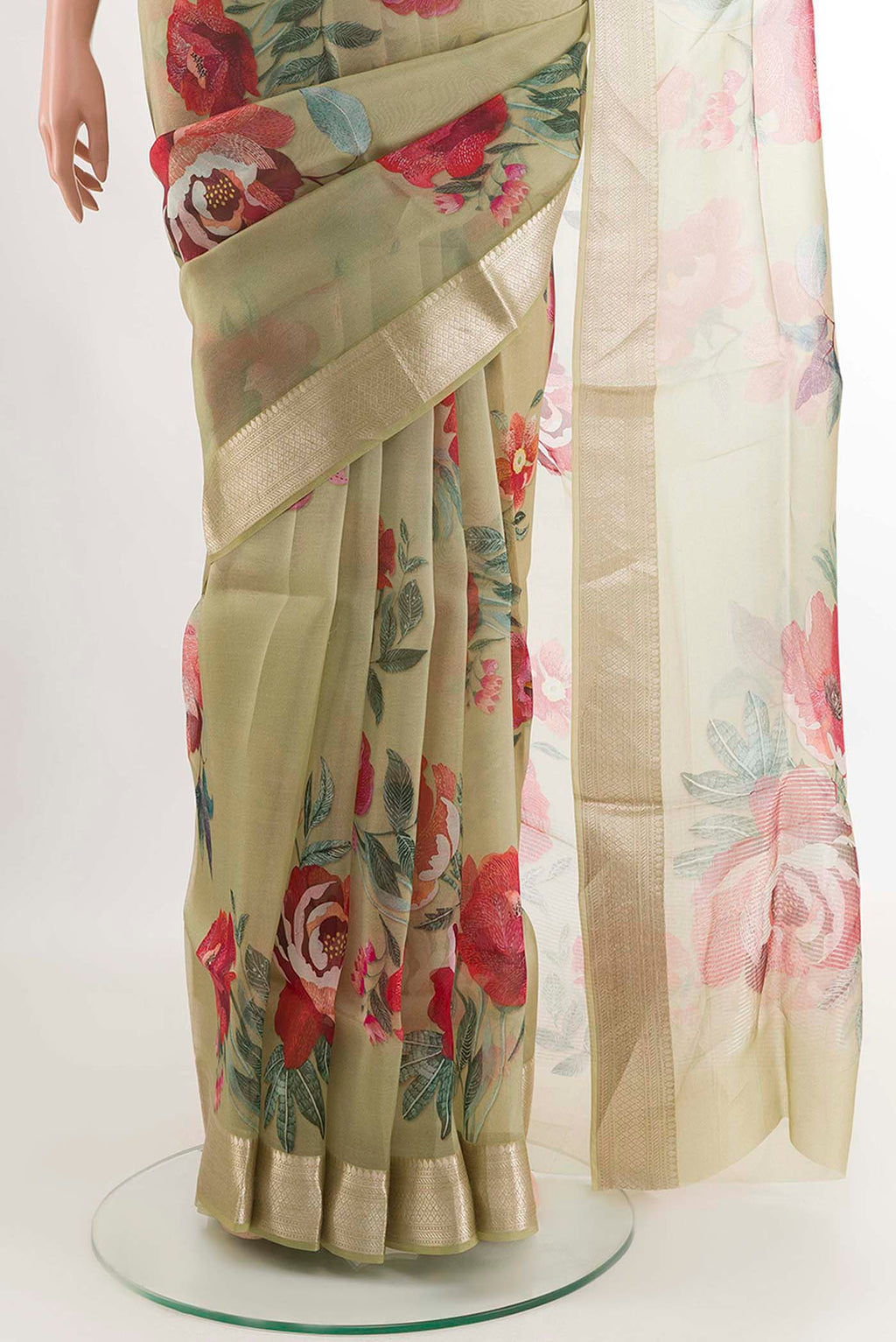 pleats pallu
