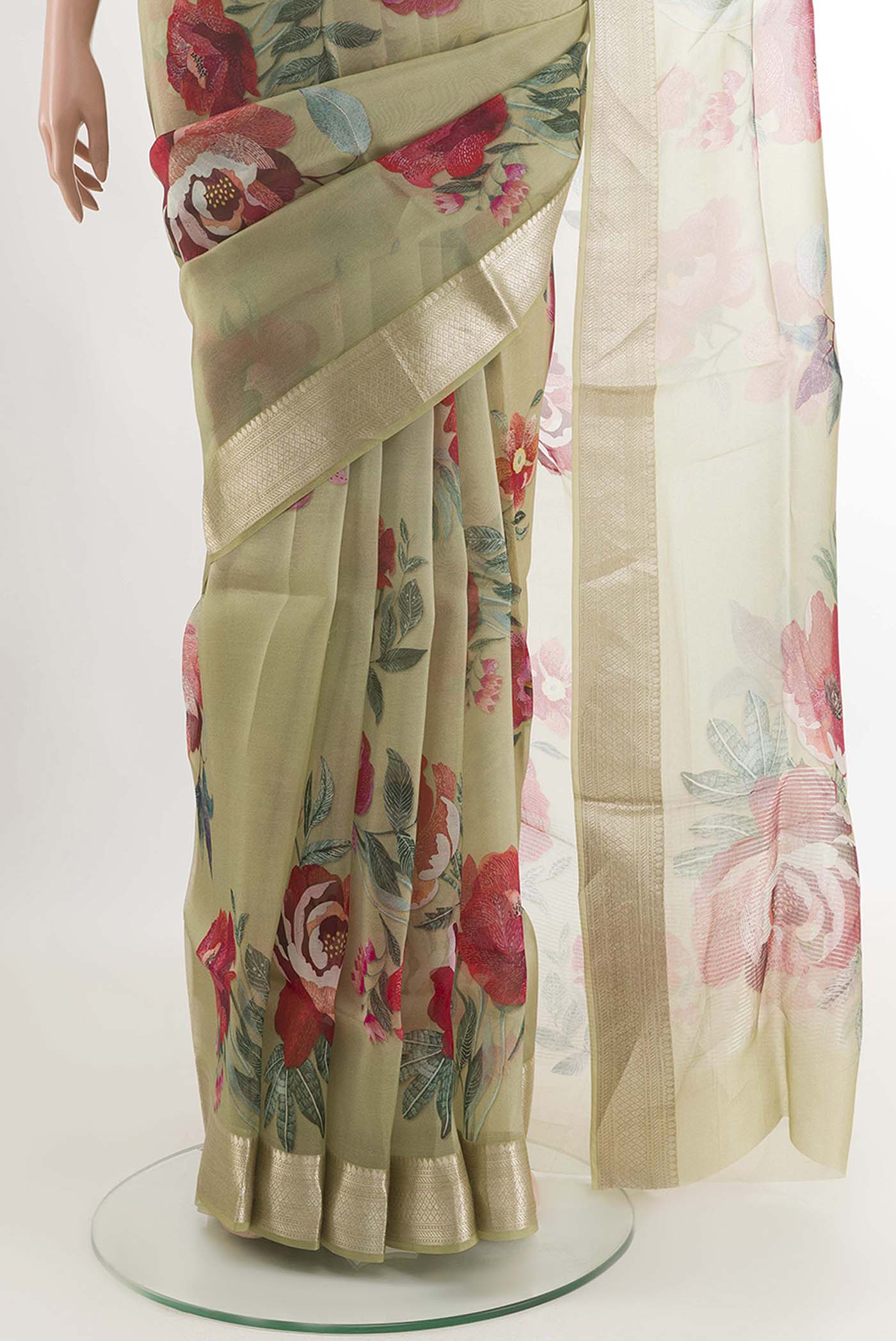 pleats pallu