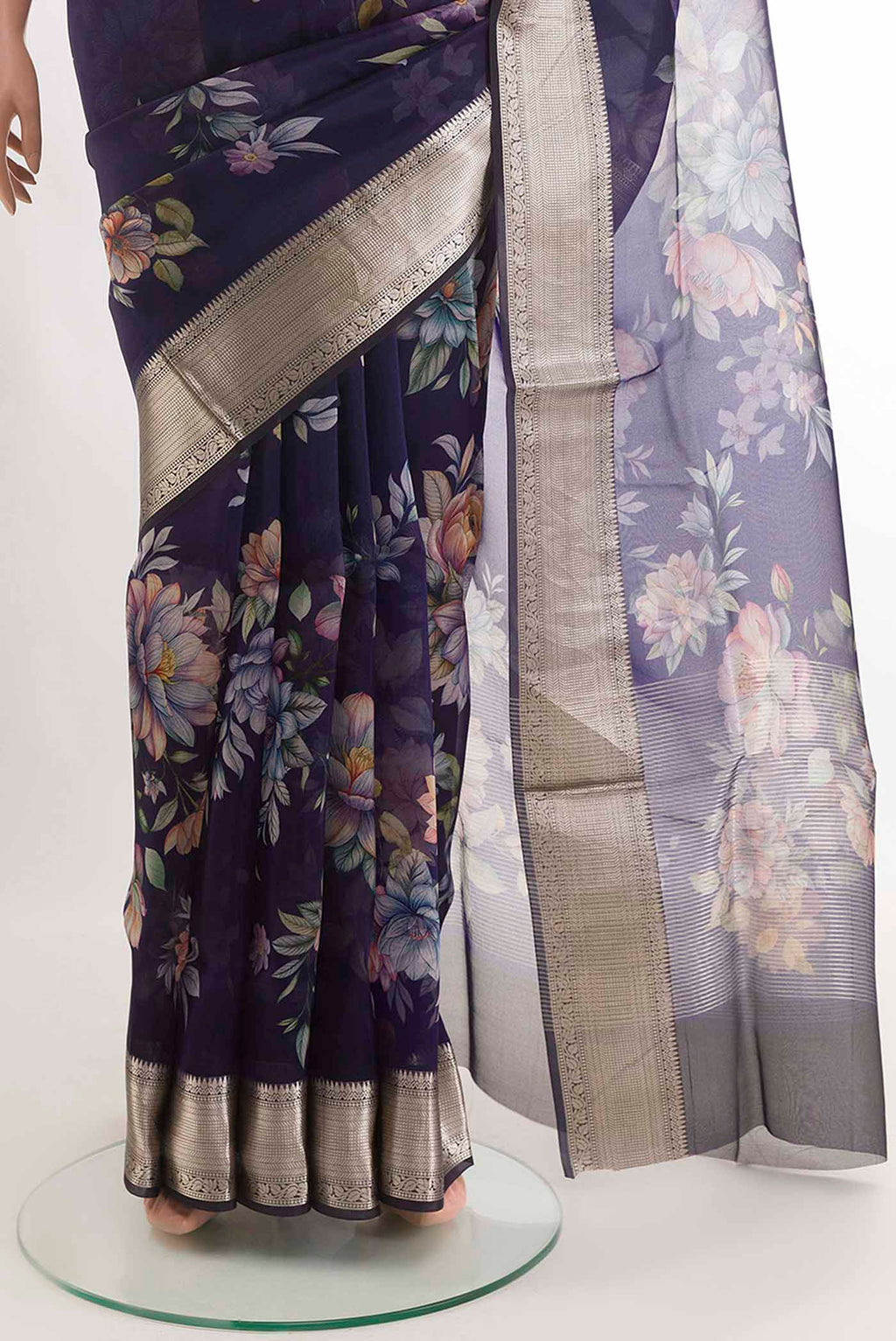 pleats pallu