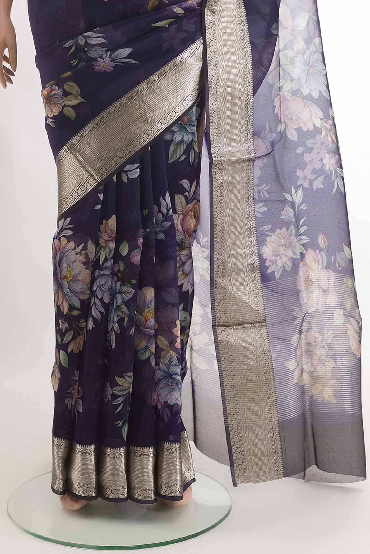 pleats pallu