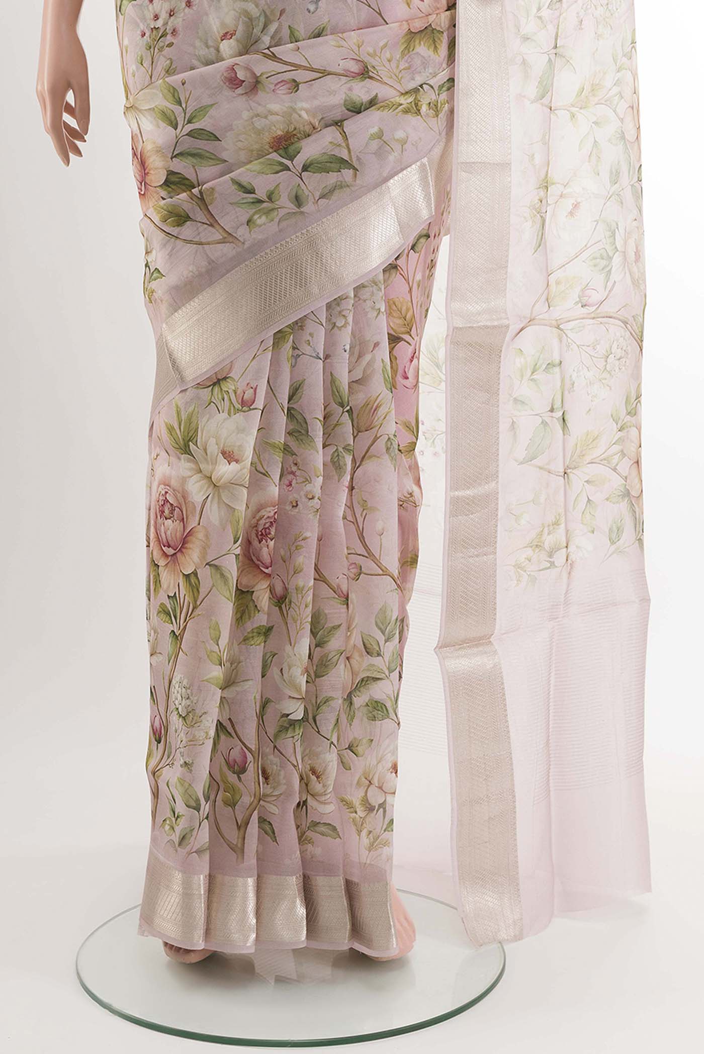 pleats pallu