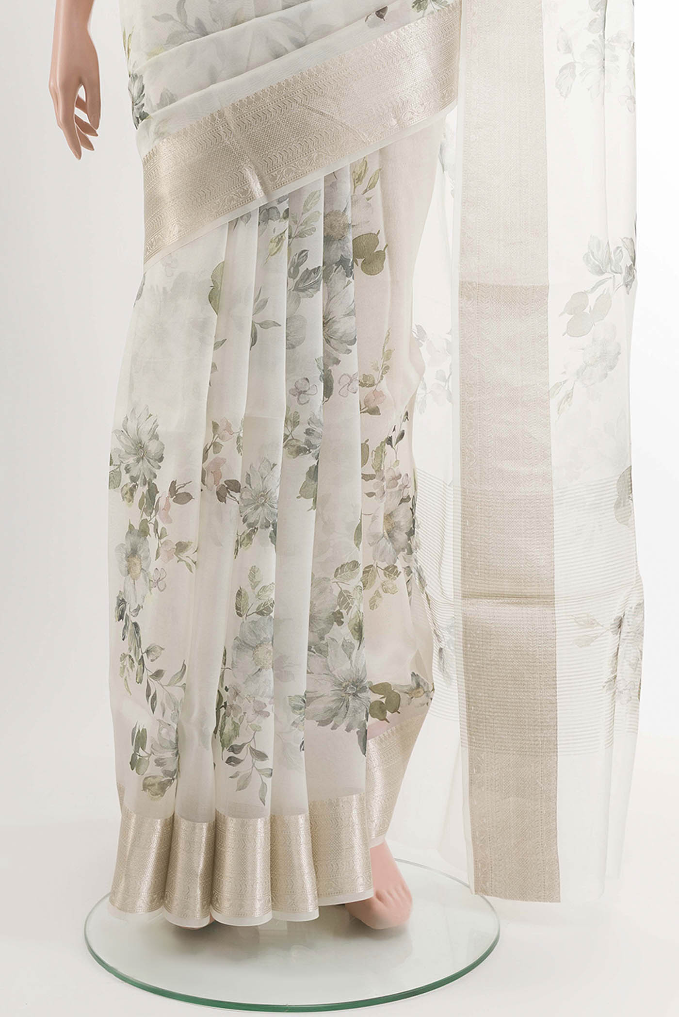 pleats pallu