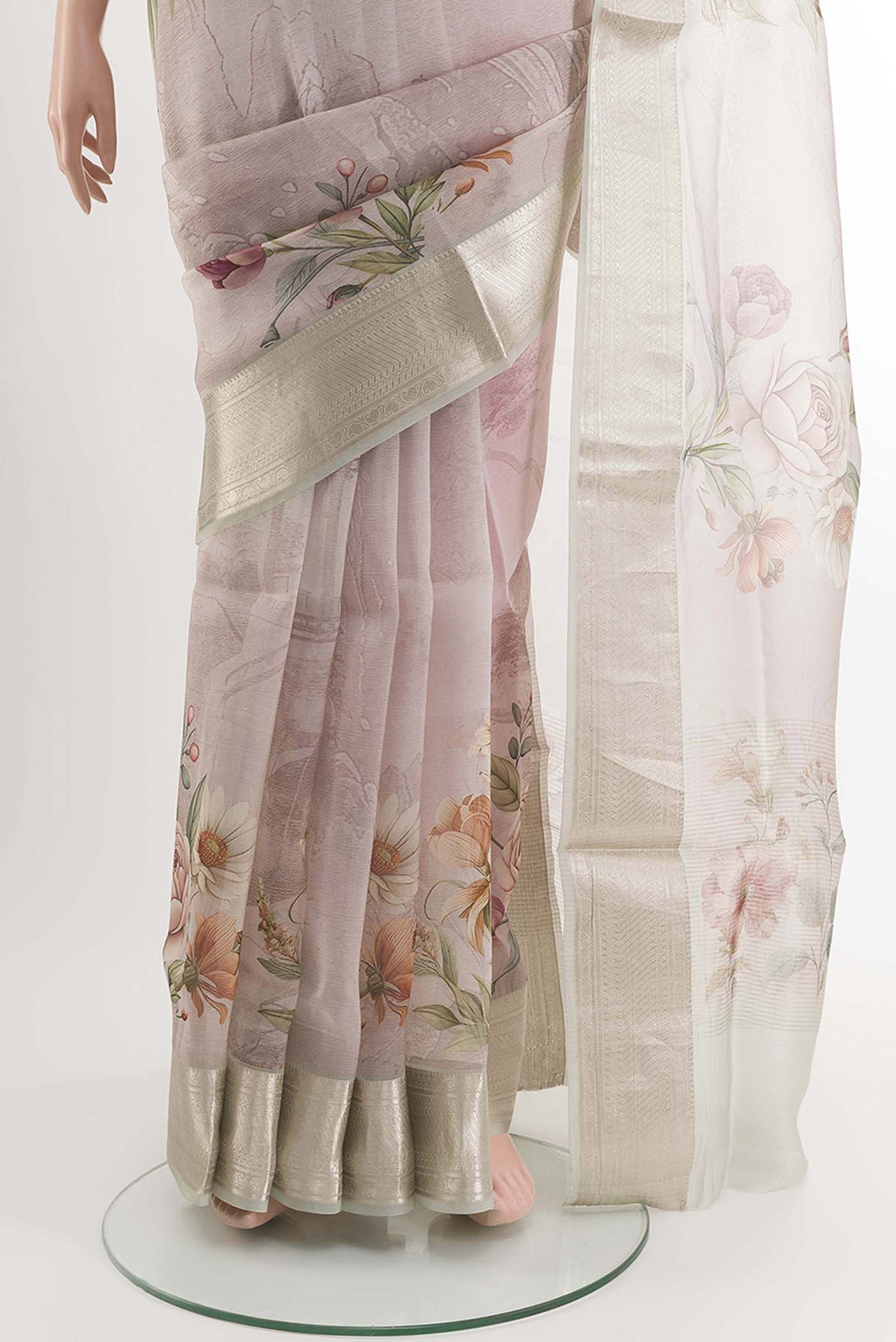 pleats pallu