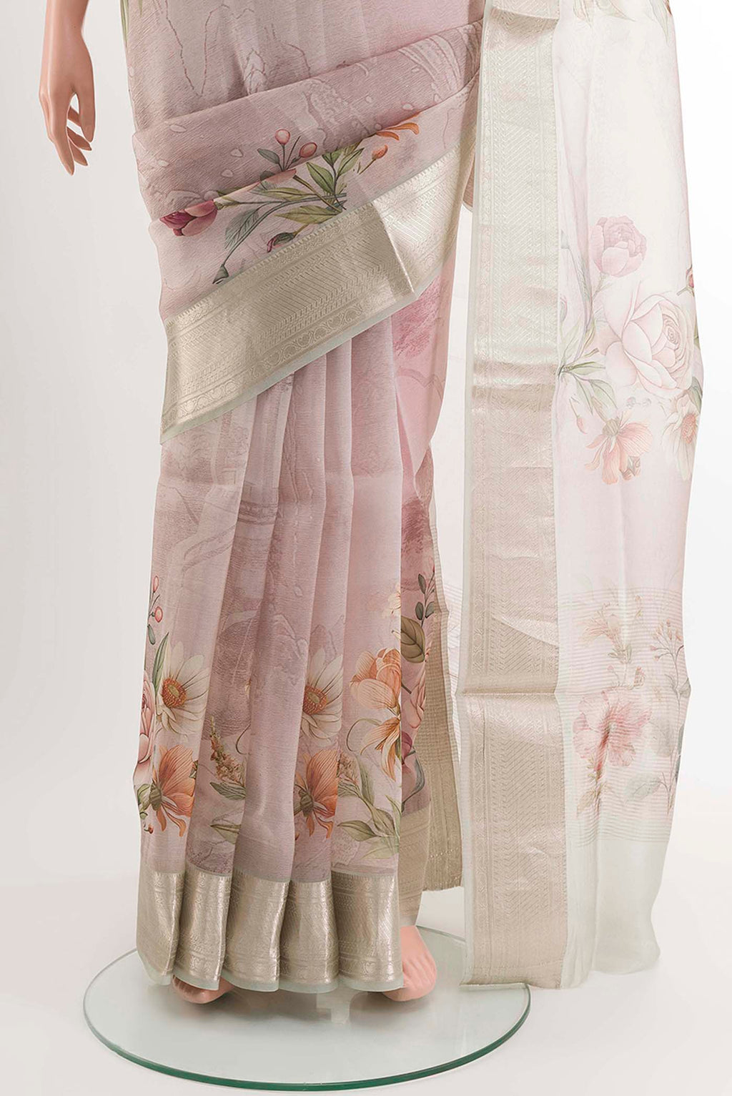 pleats pallu