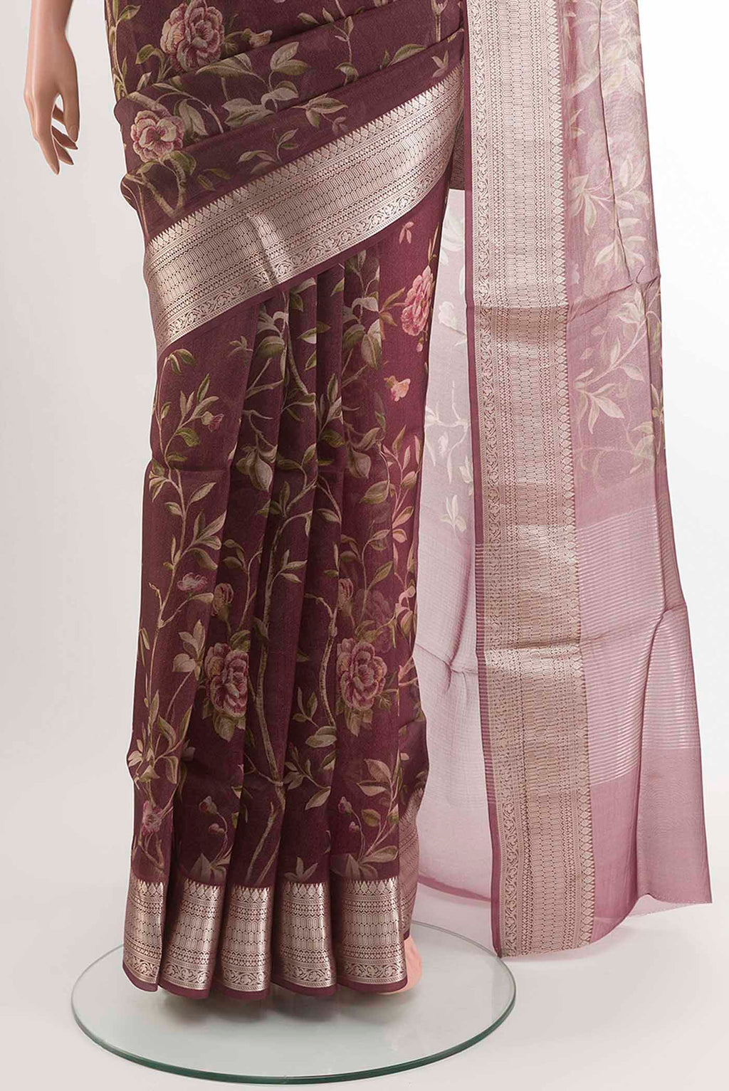 pleats pallu