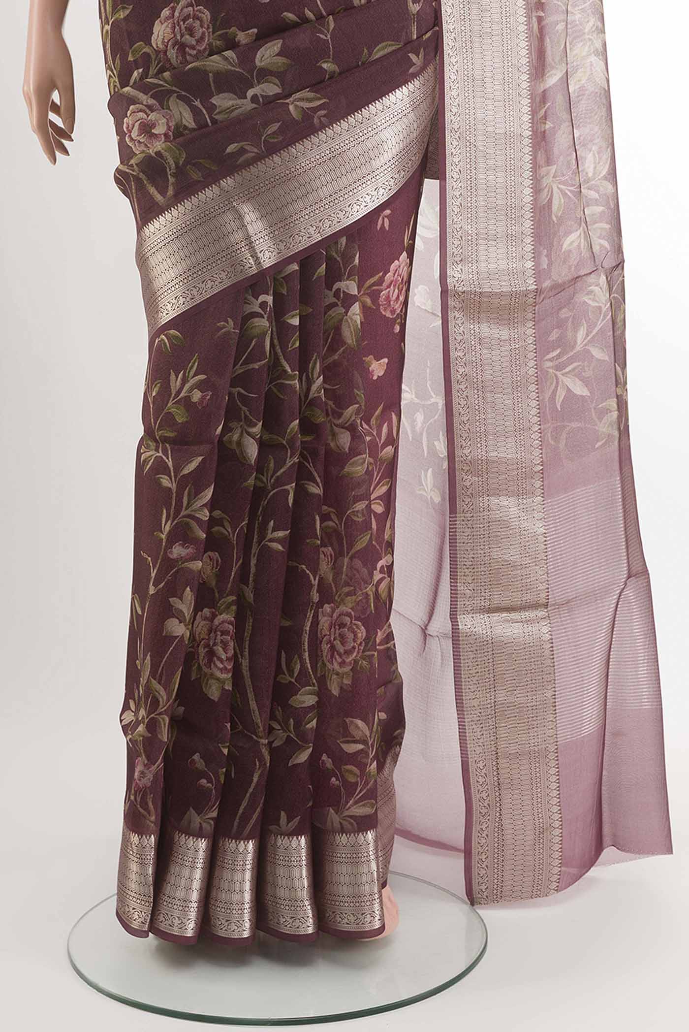 pleats pallu