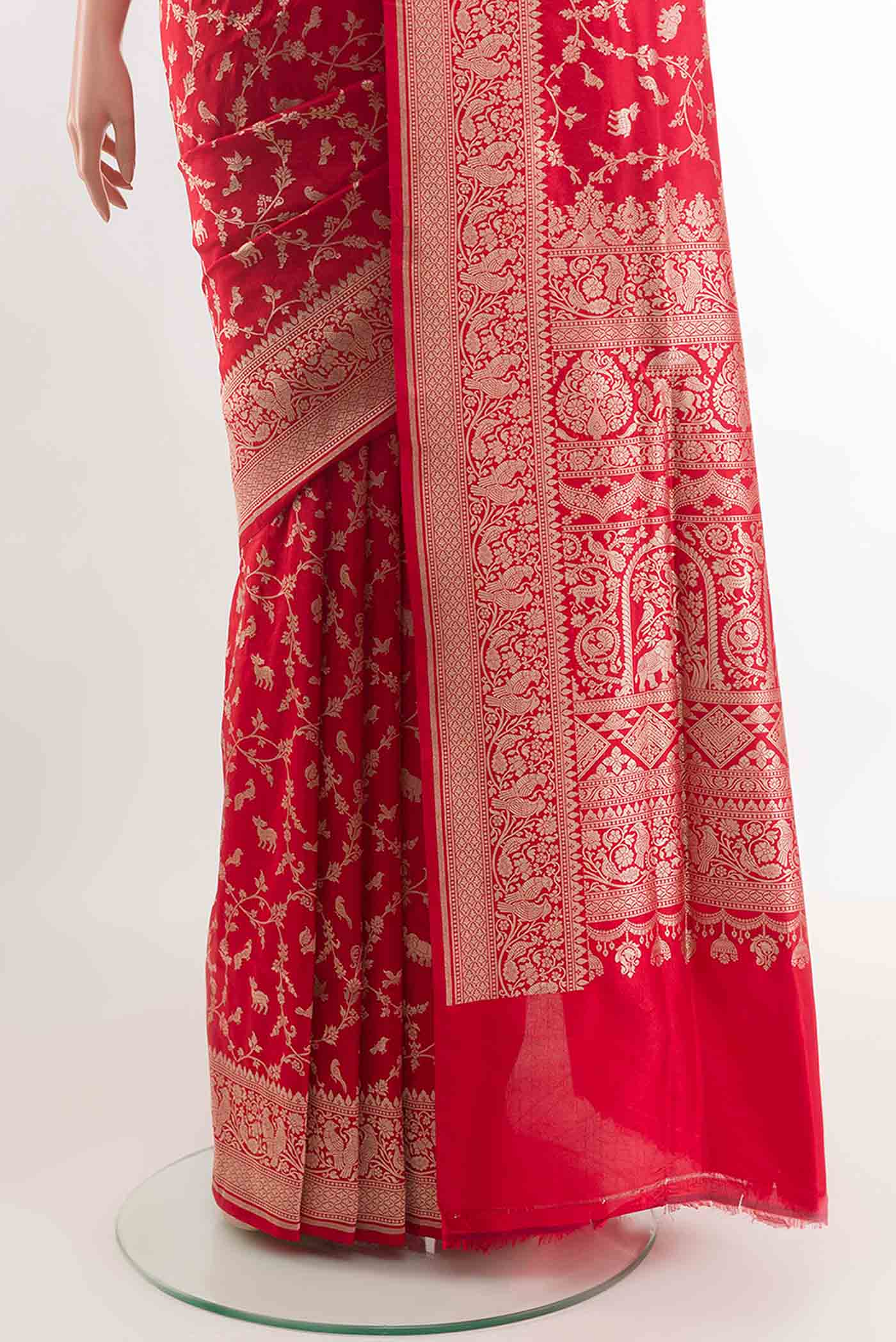pleats pallu