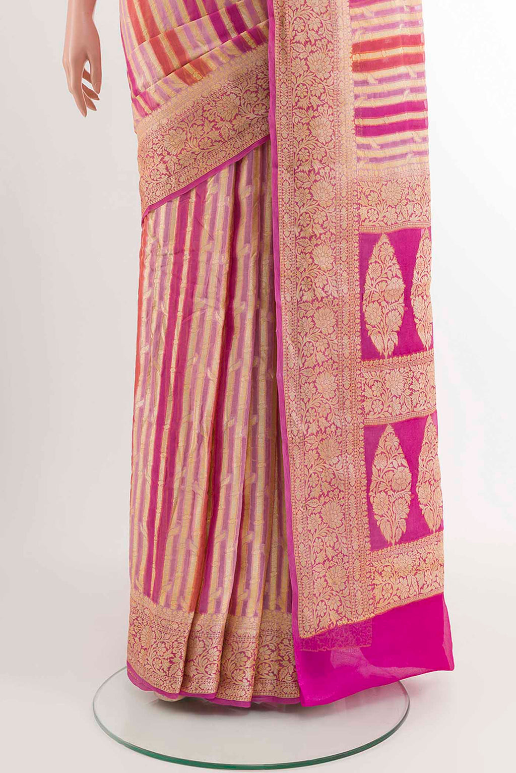 pleats pallu