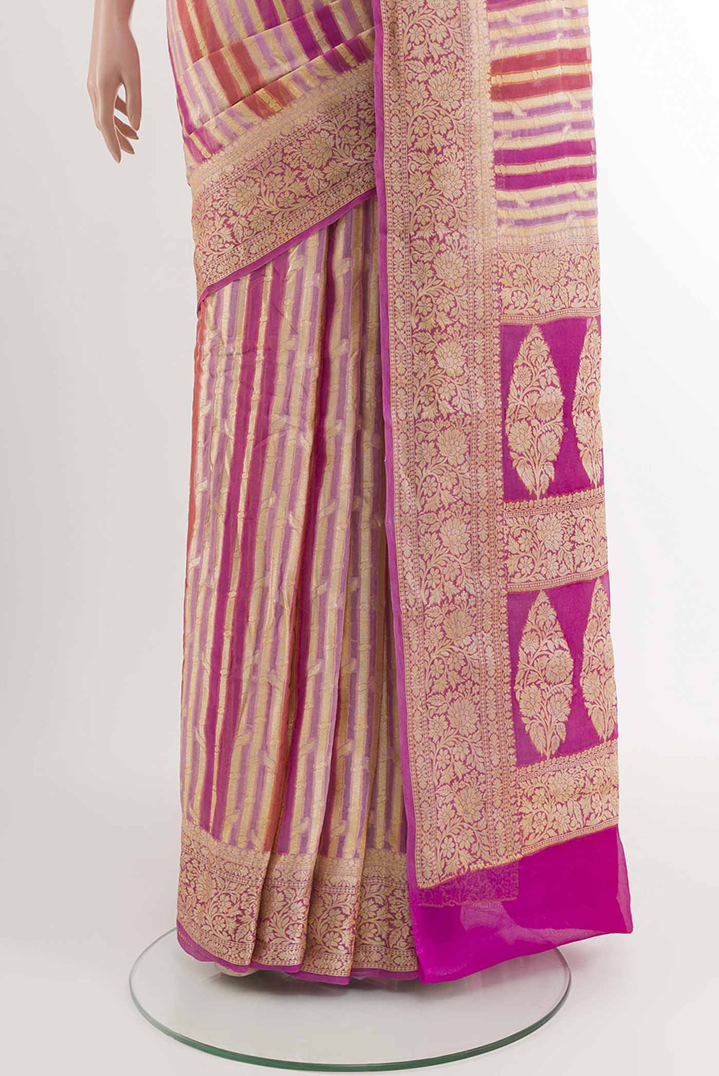 pleats pallu