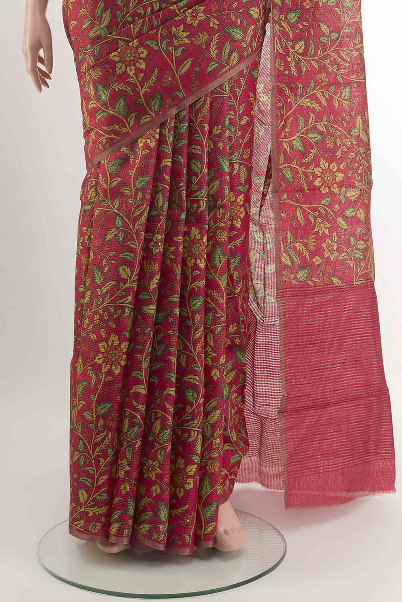 pleats pallu