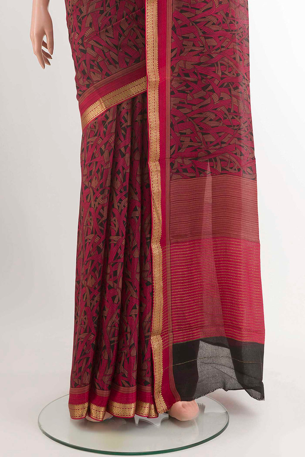 pleats pallu