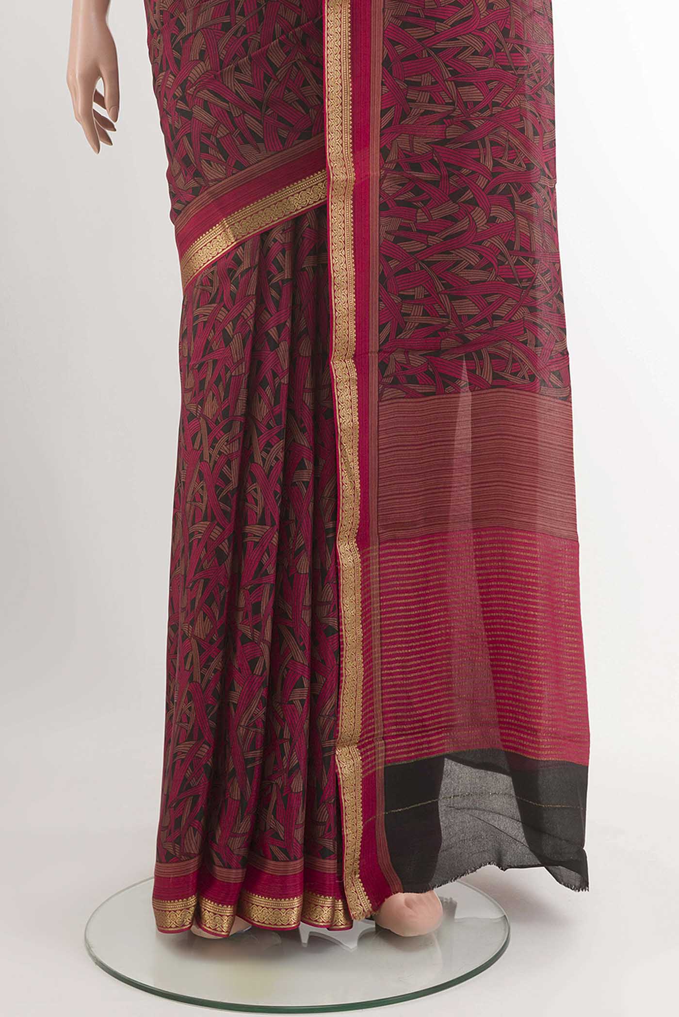 pleats pallu