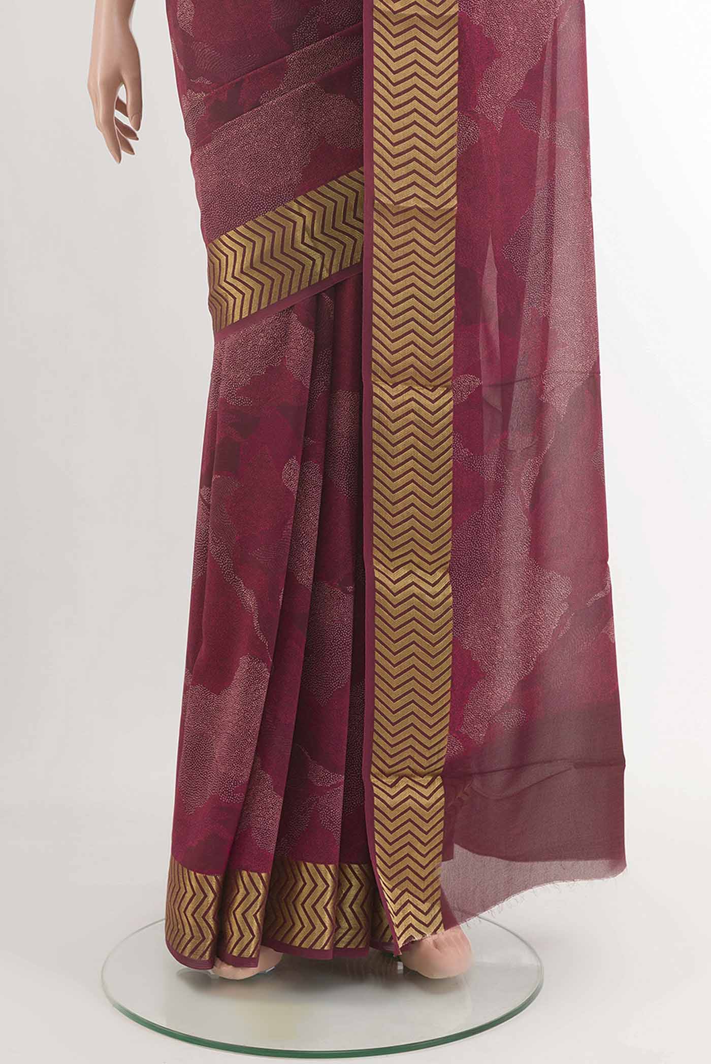 pleats pallu