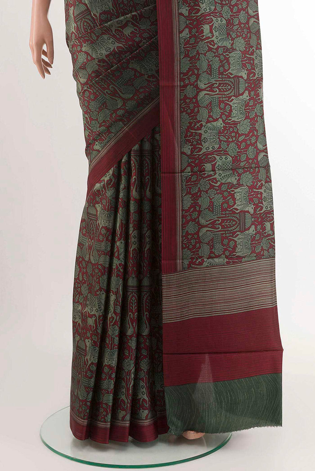 pleats pallu