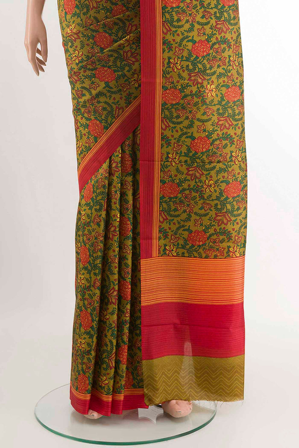 pleats pallu