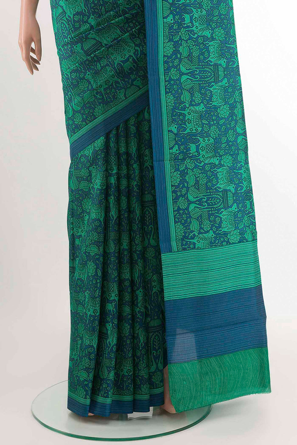 pleats pallu