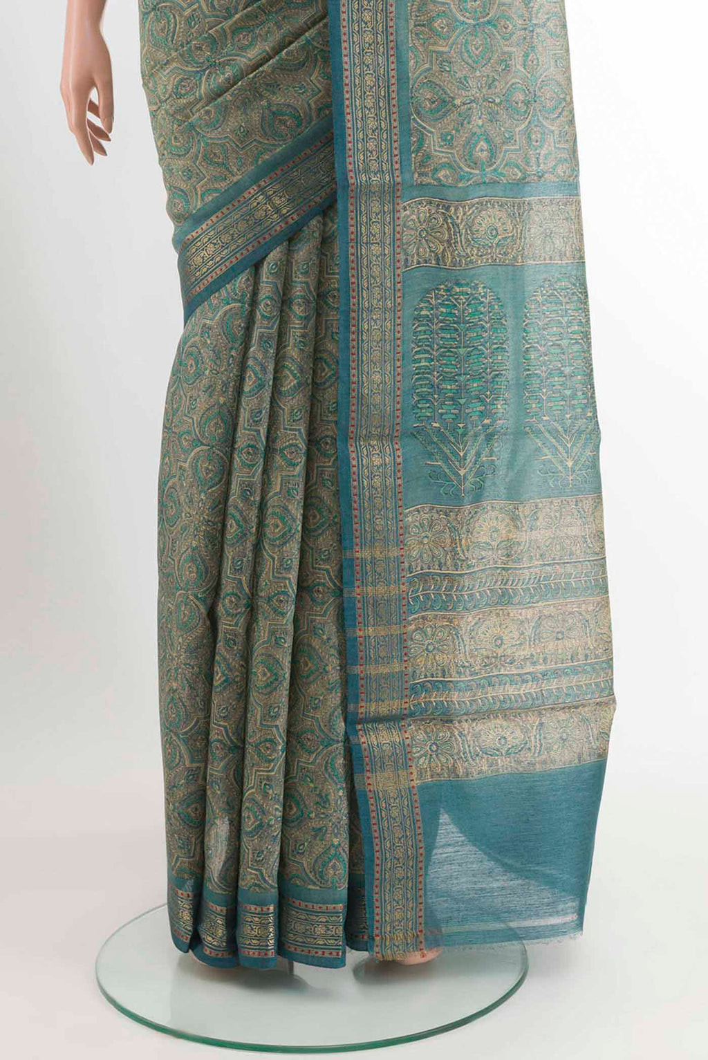pleats pallu