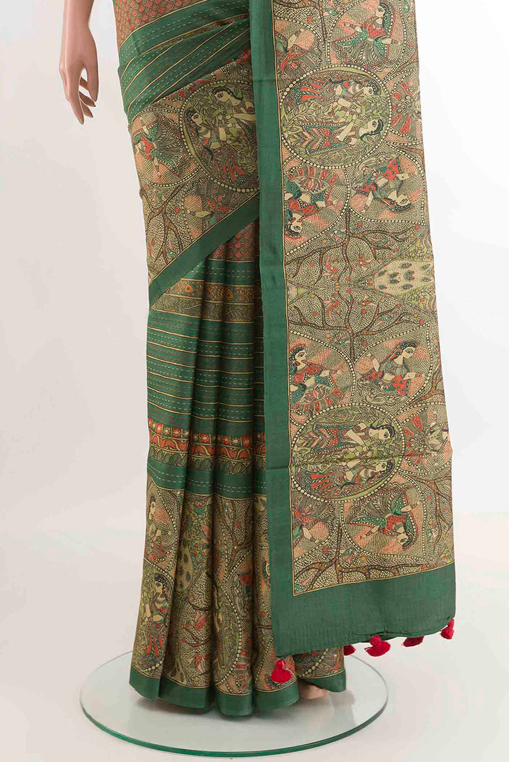 pleats pallu