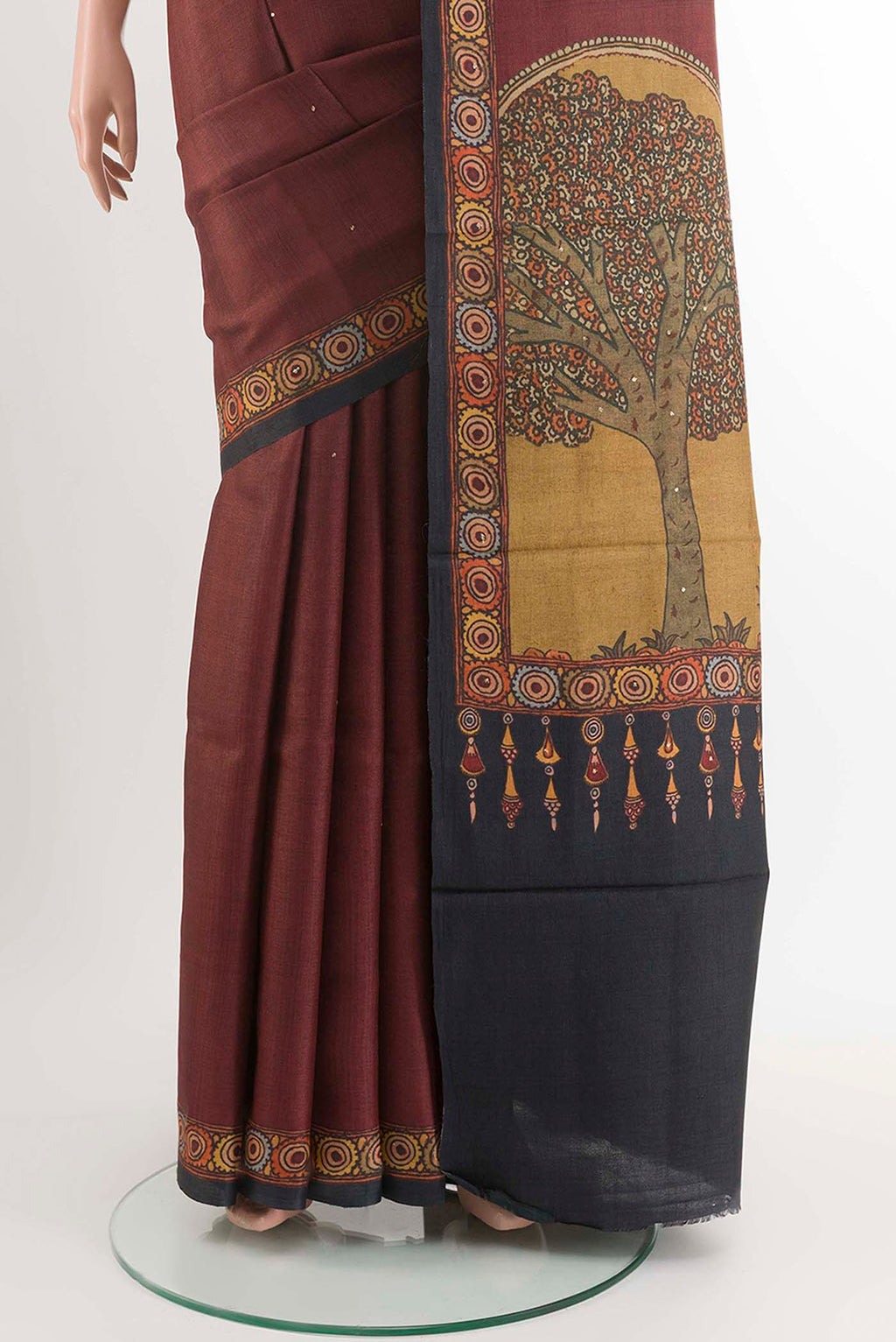 pleats pallu