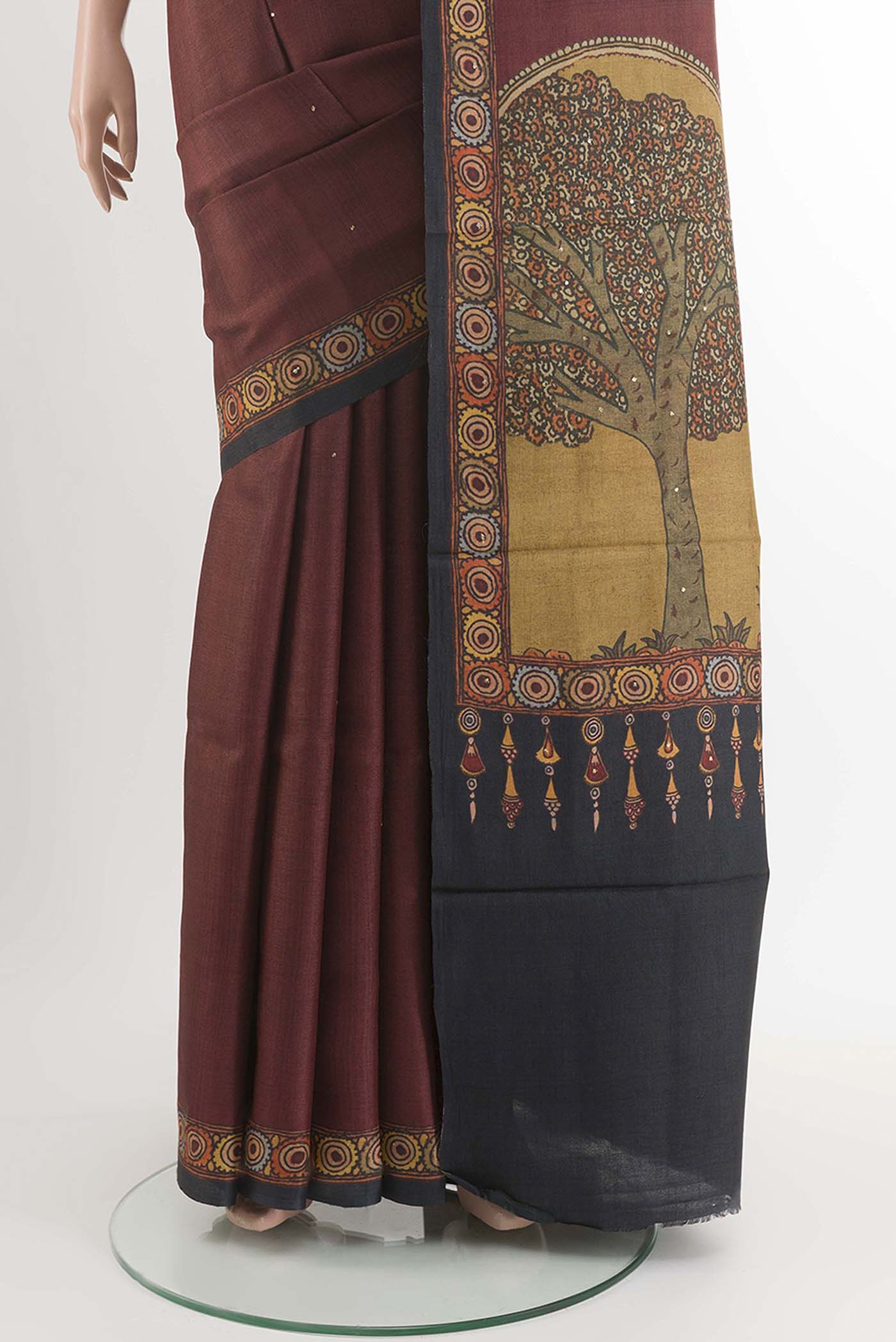 pleats pallu