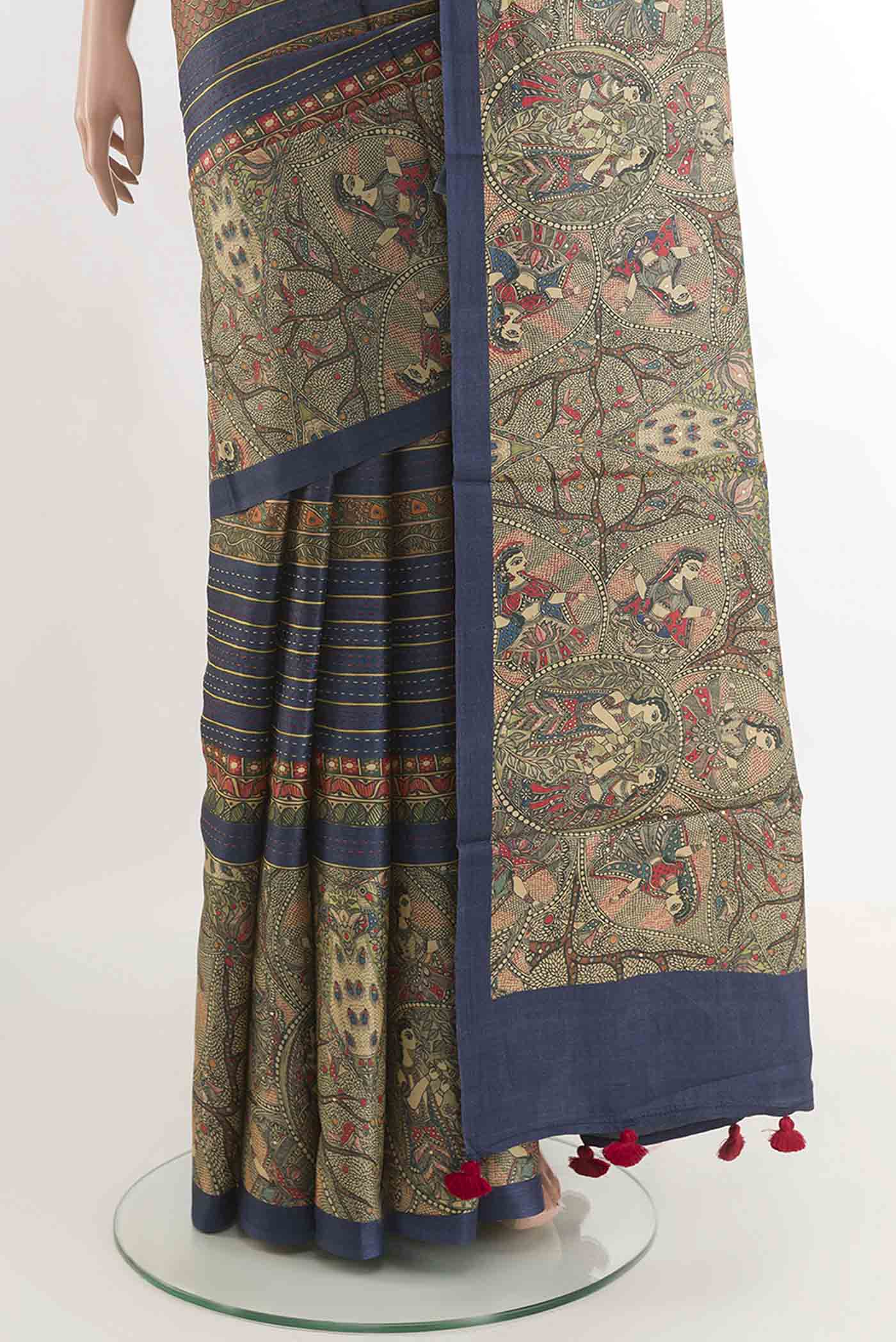 pleats pallu