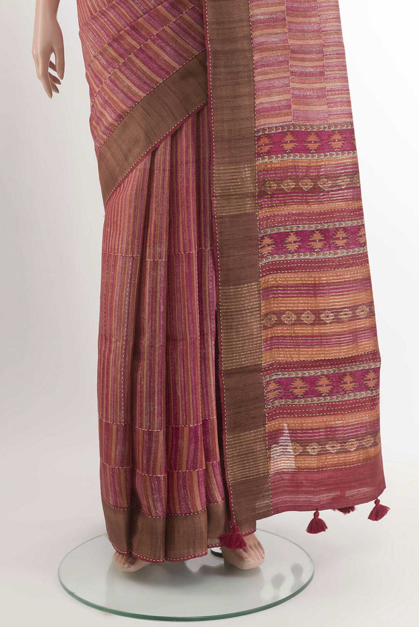 pleats pallu