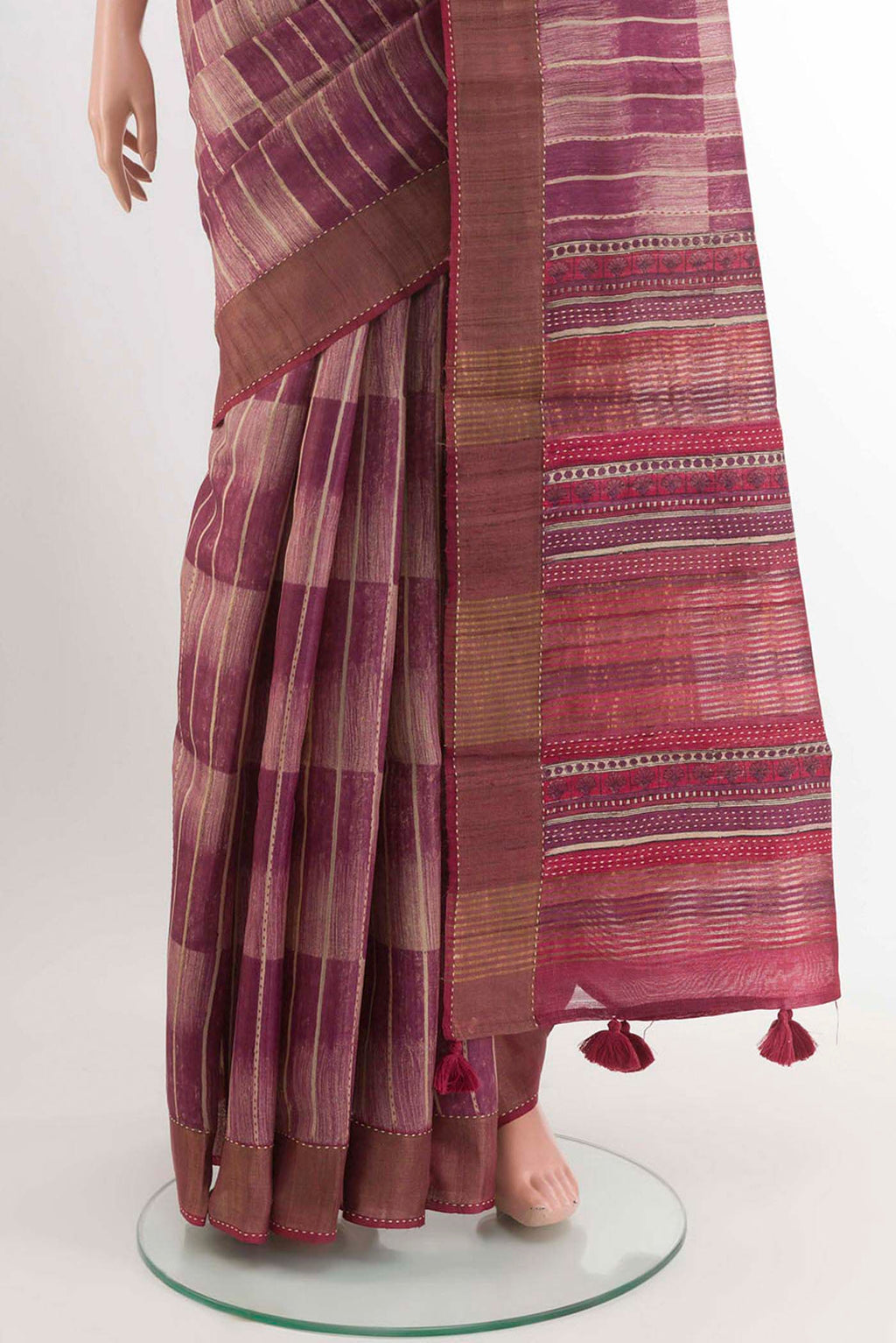 pleats pallu