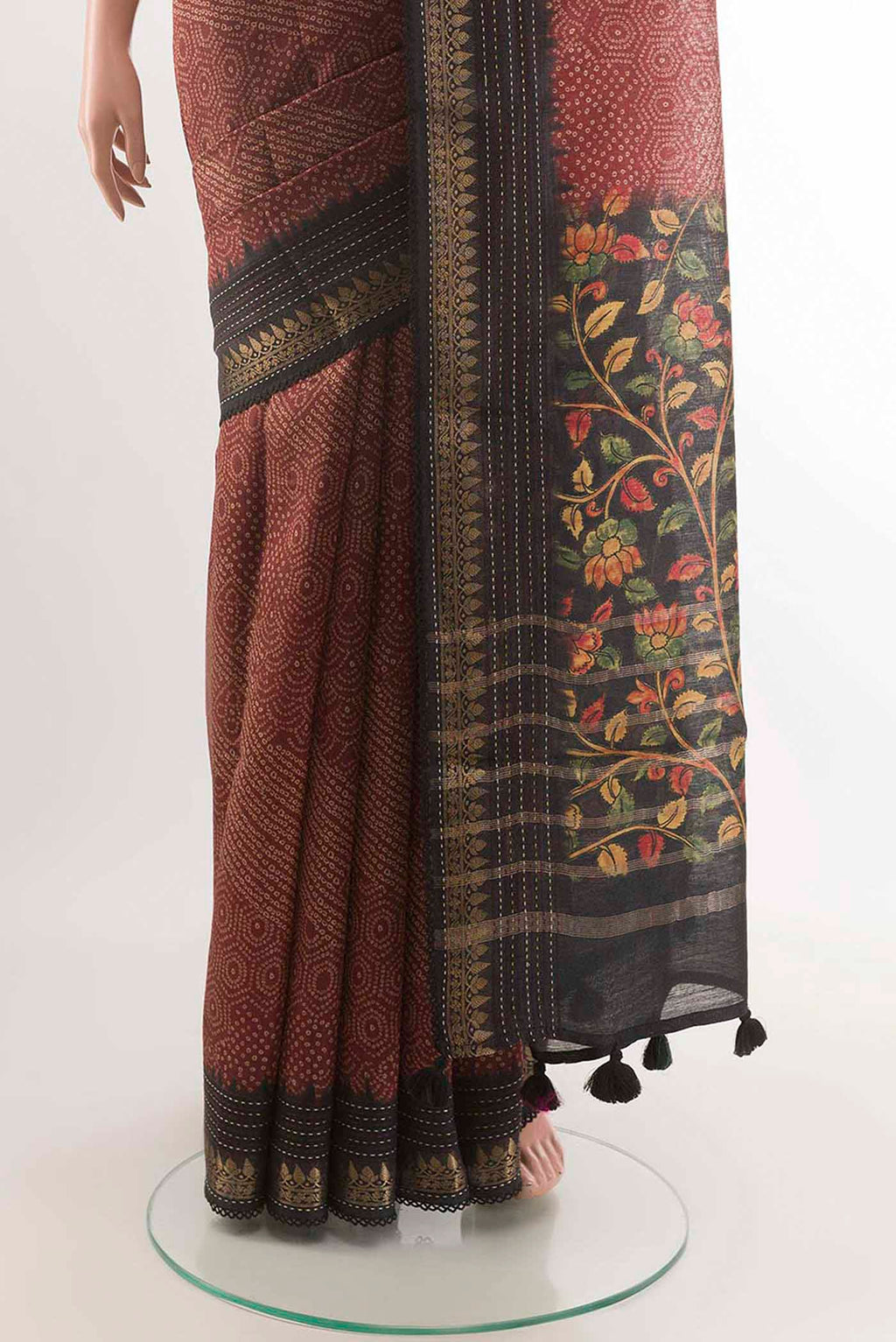 pleats pallu