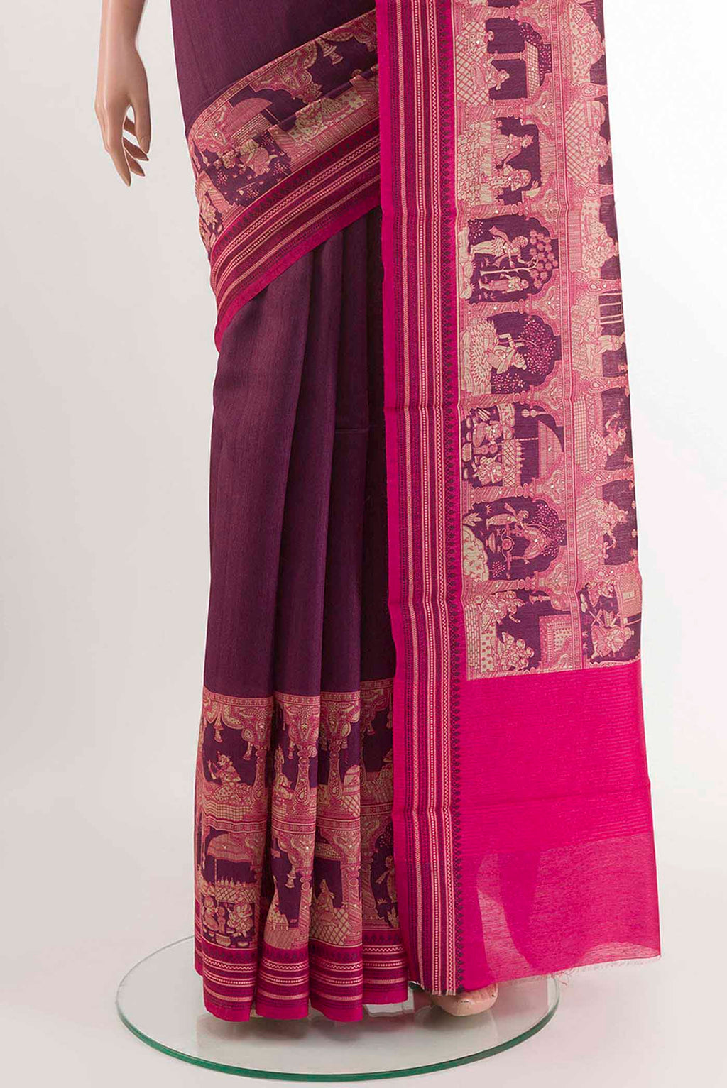 pleats pallu