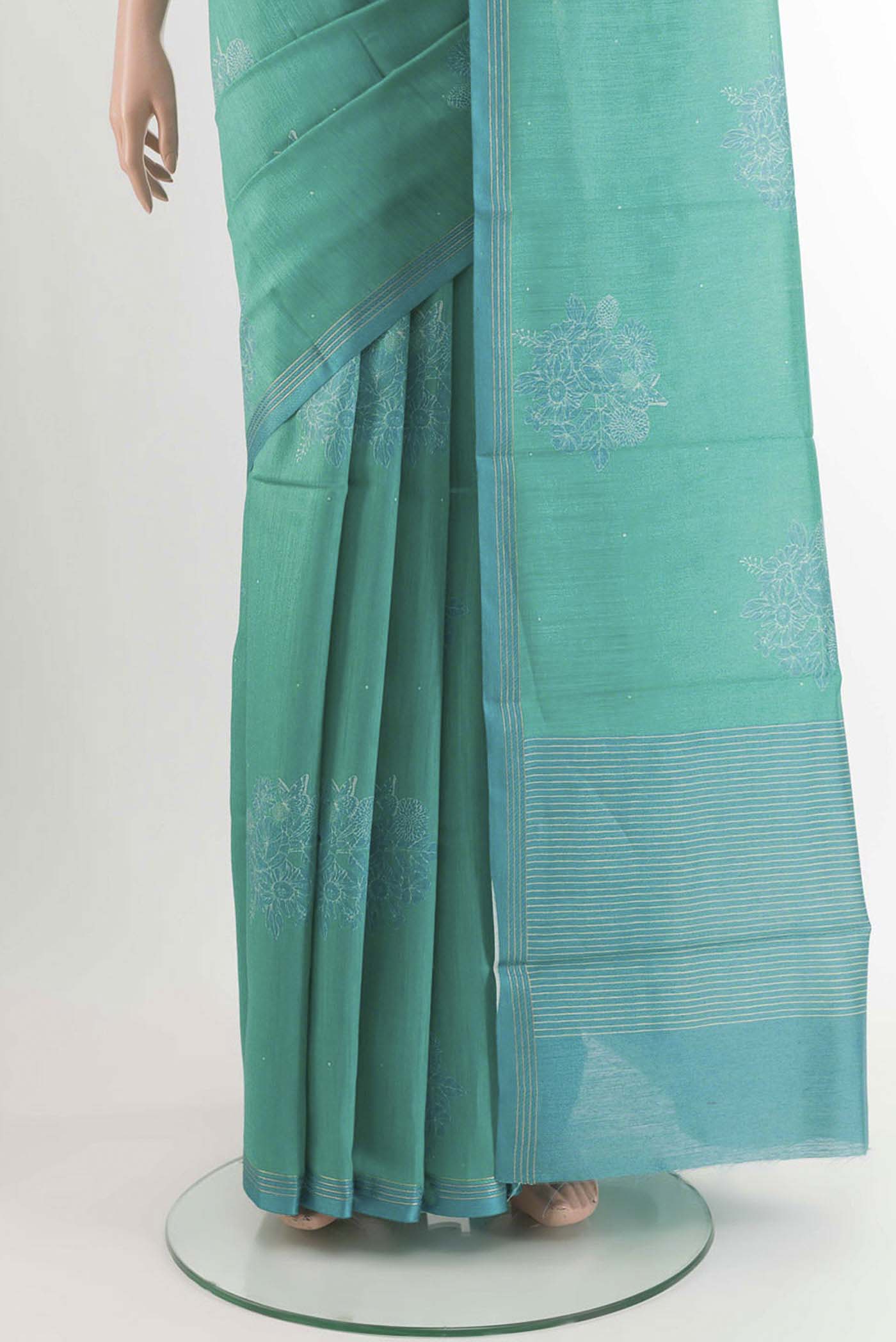 pleats pallu