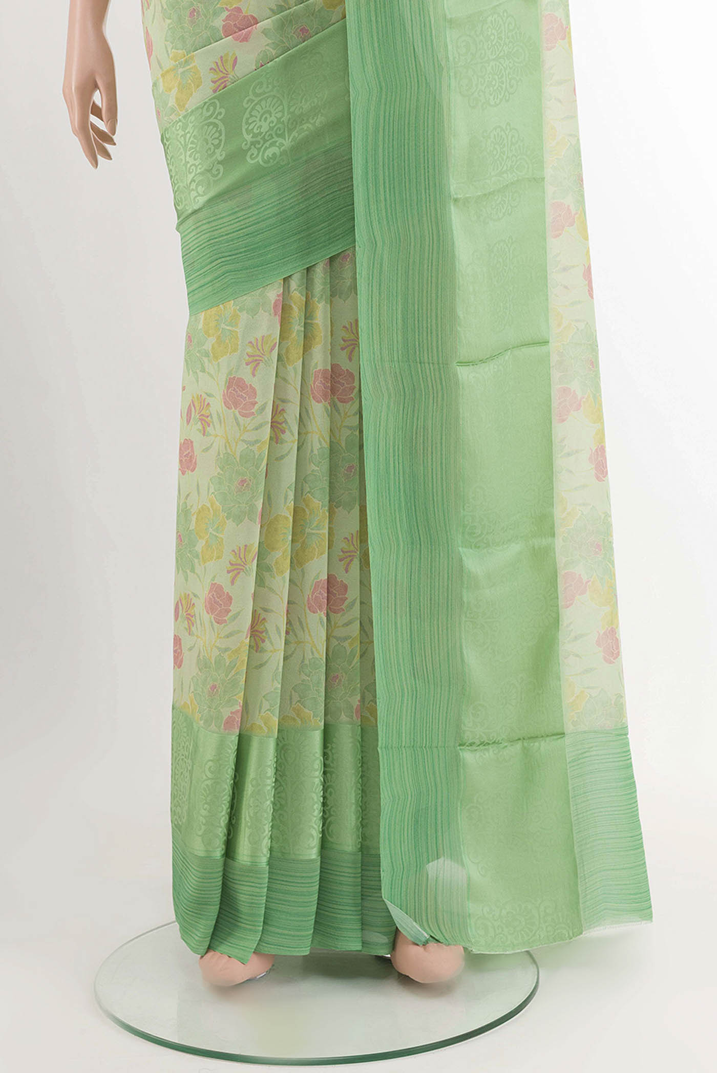 pleats pallu