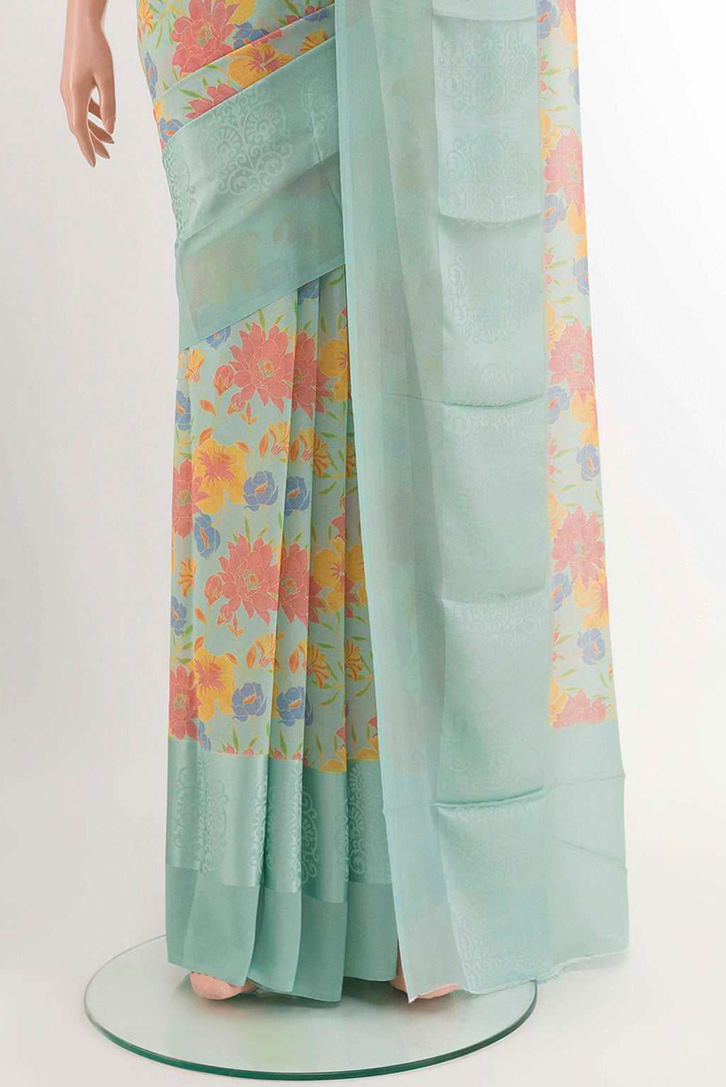 pleats pallu