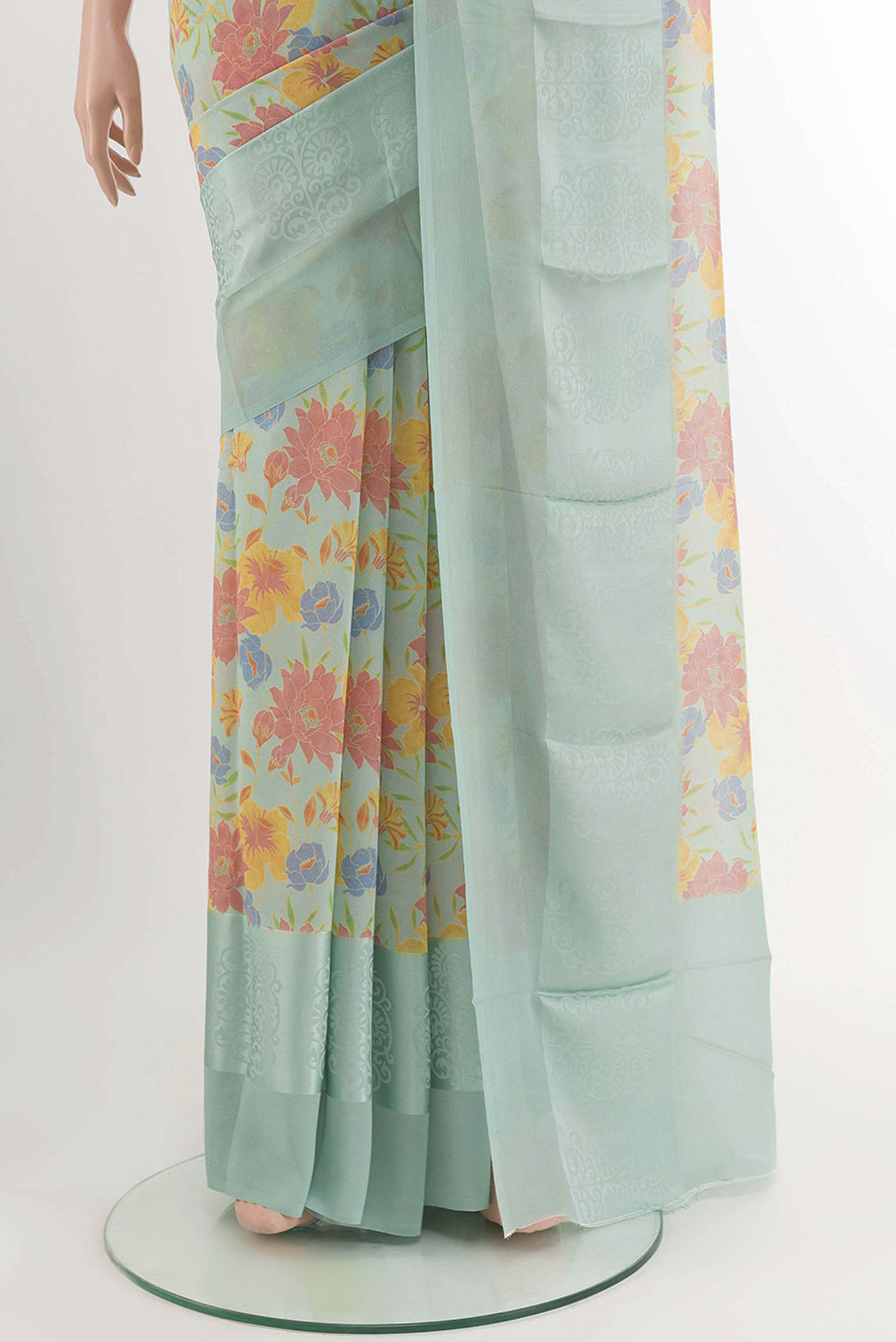 pleats pallu