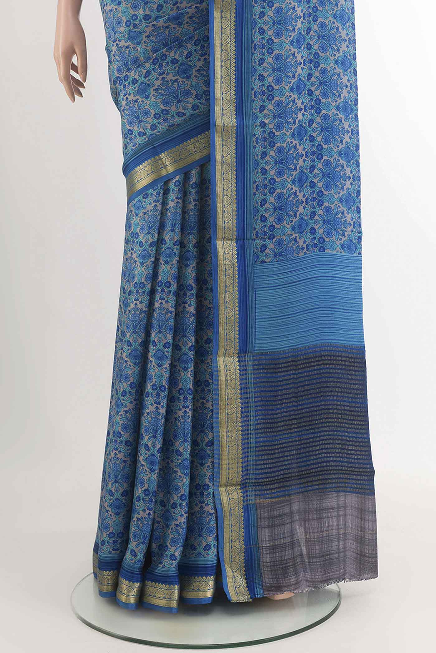 pleats pallu