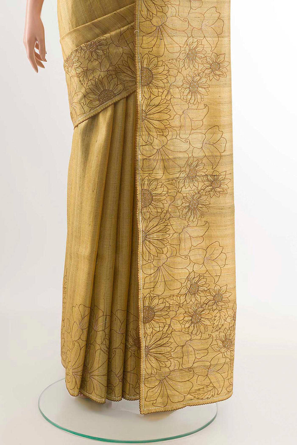 pleats pallu