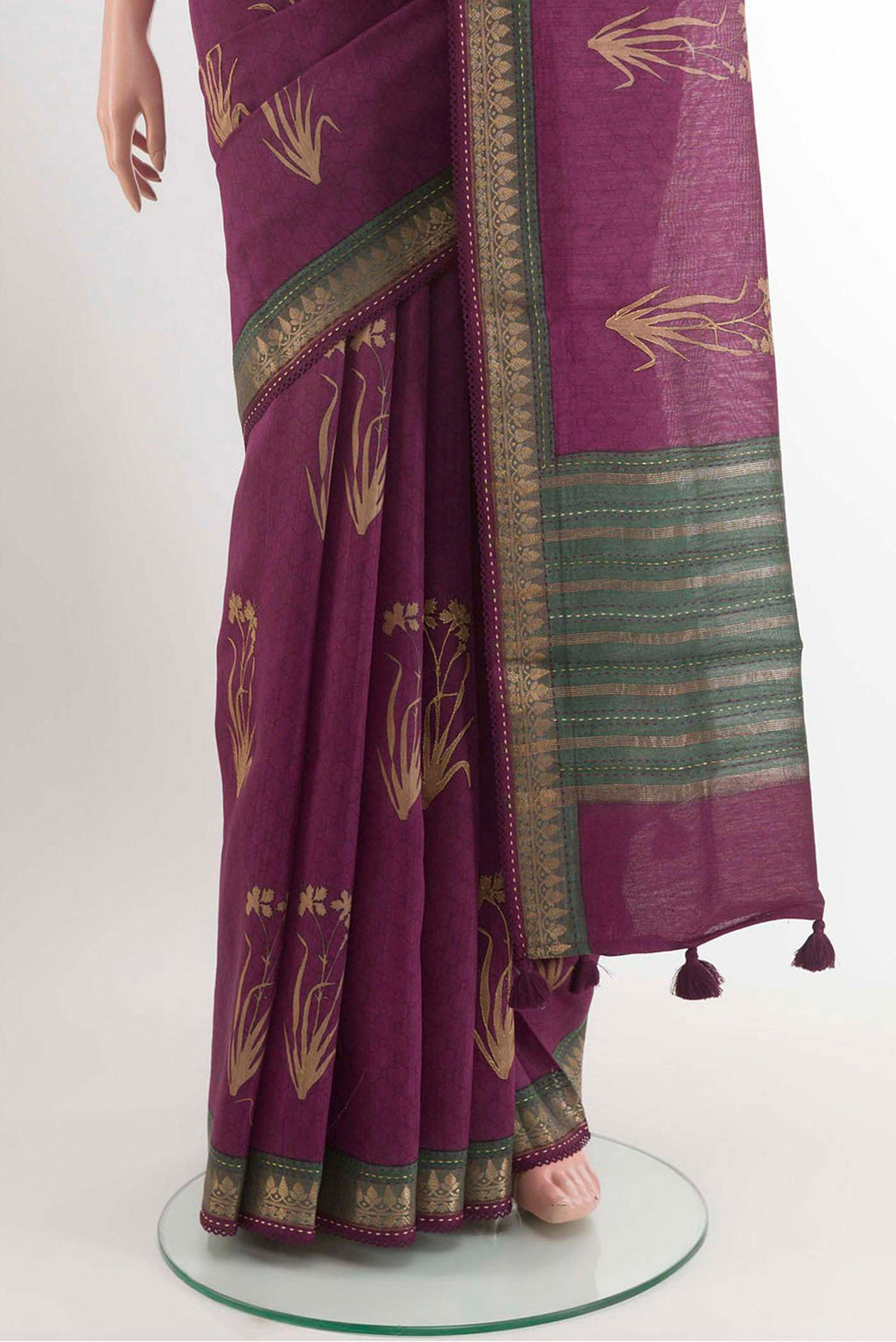 pleats pallu