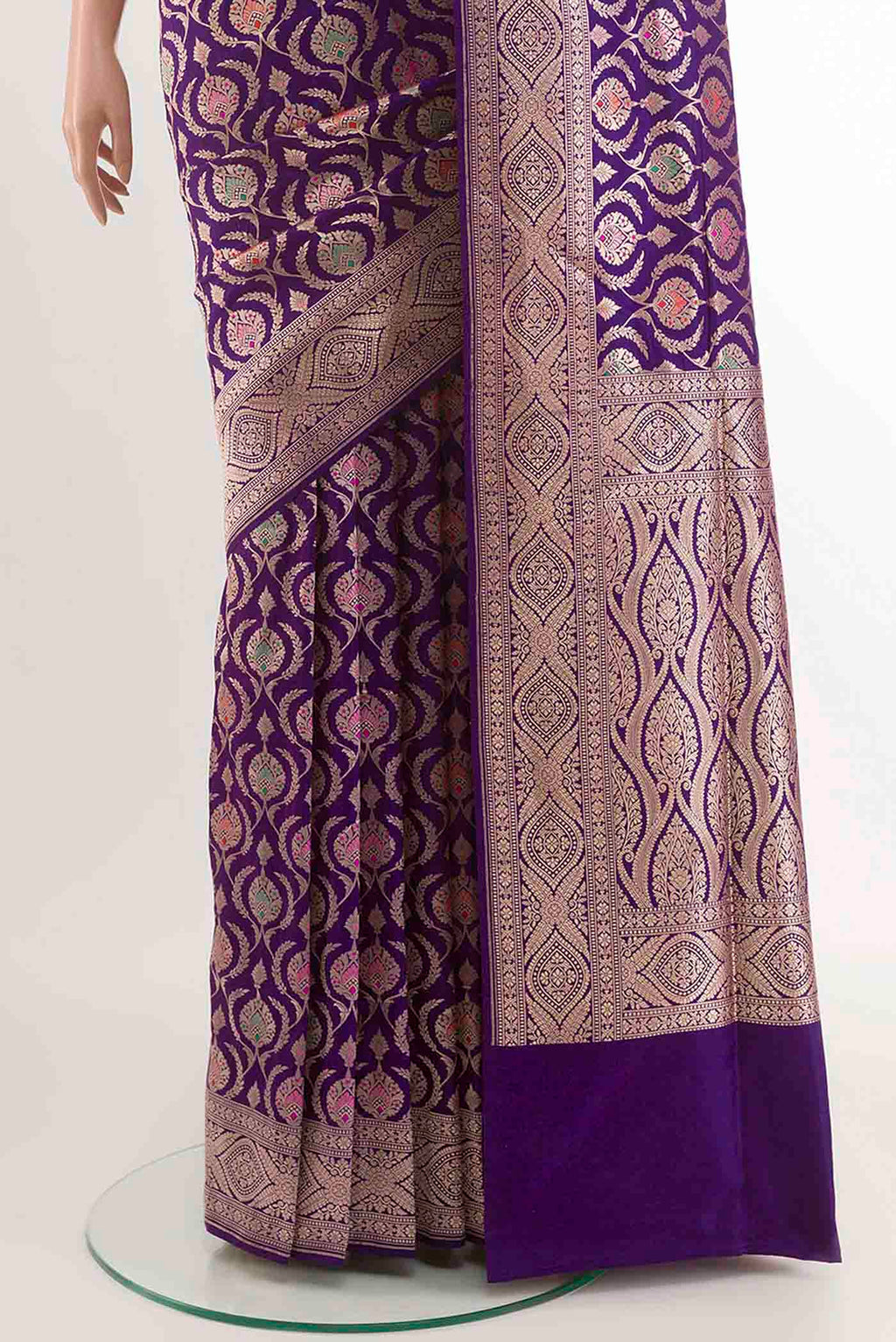 pleats pallu
