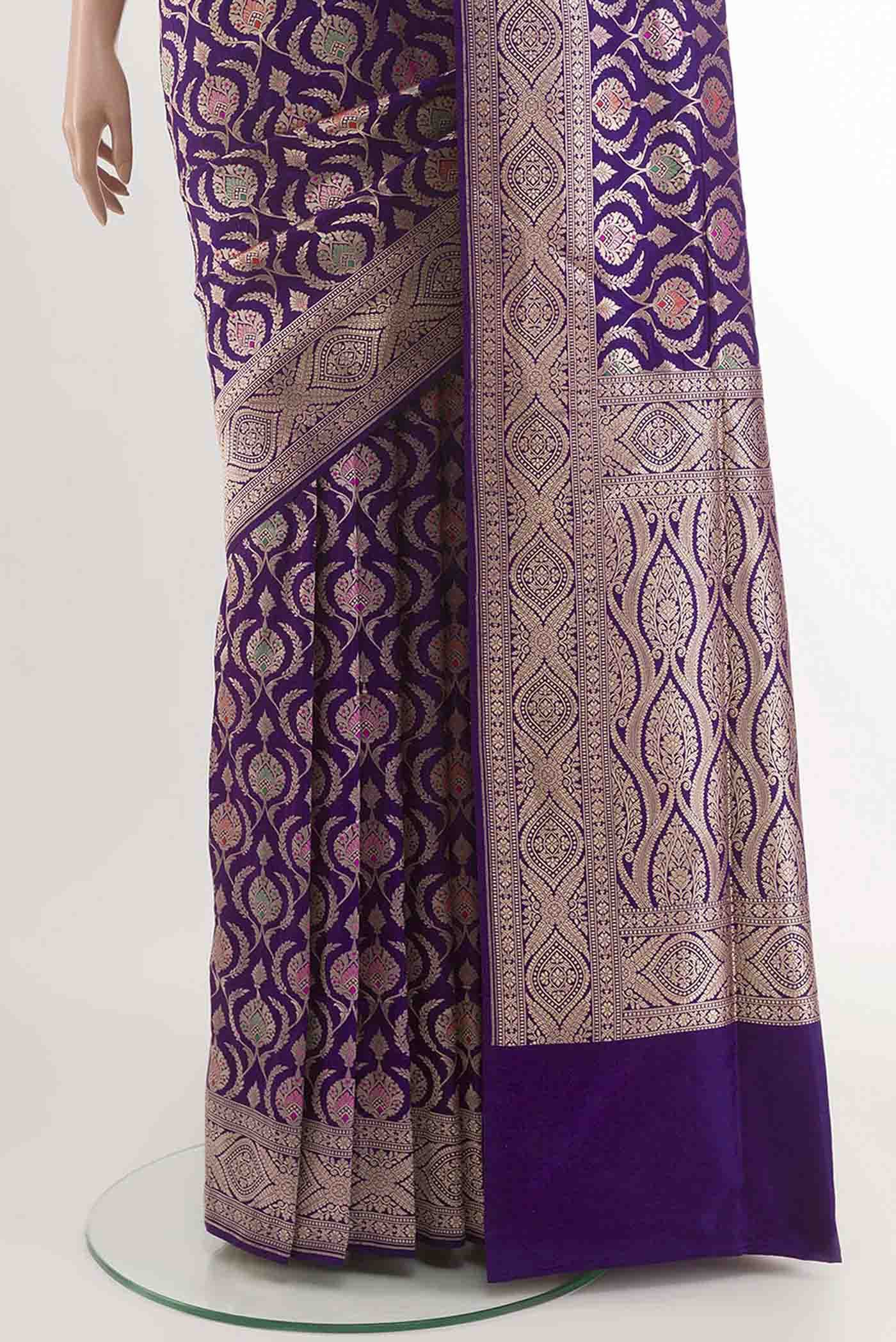 pleats pallu