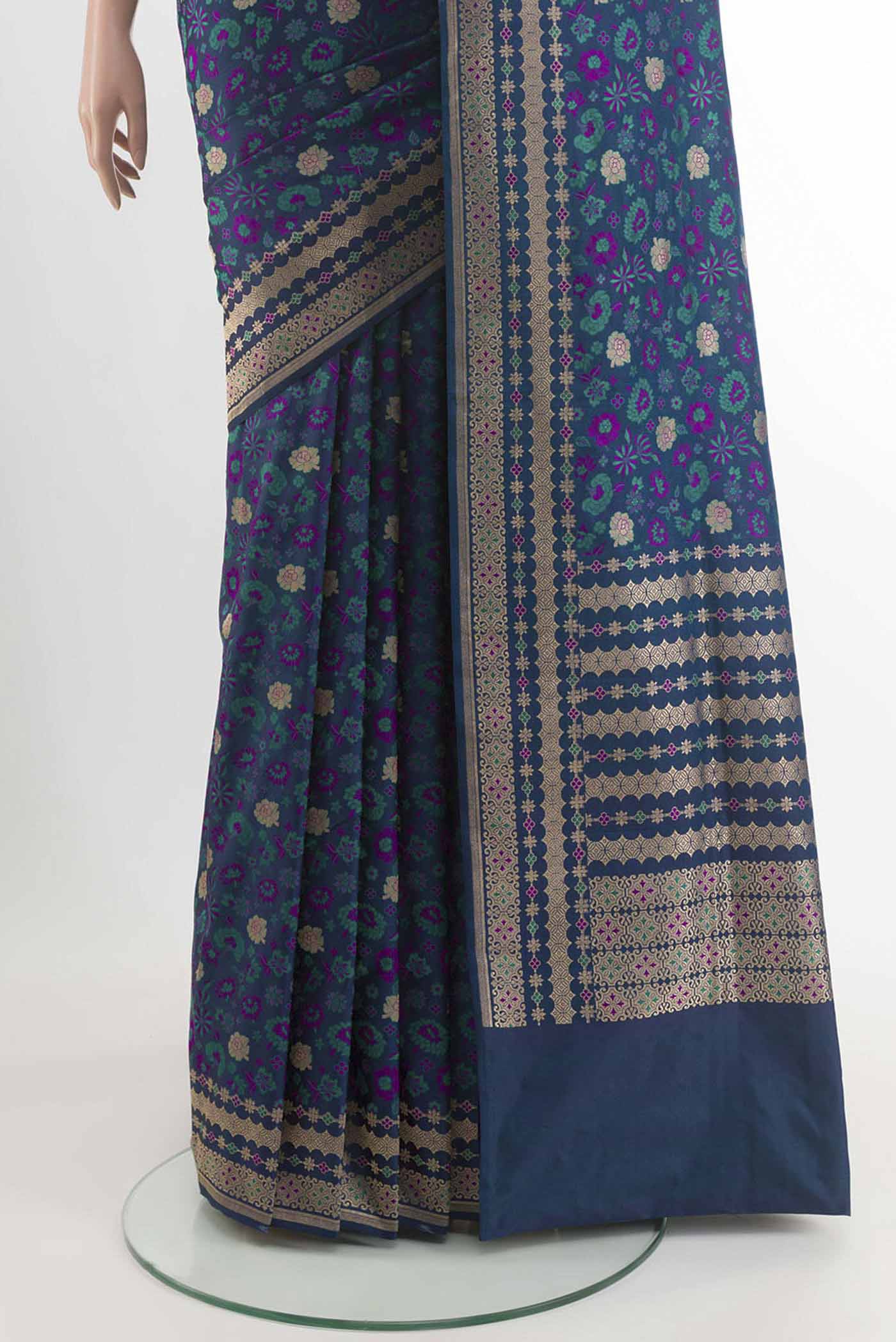 pleats pallu