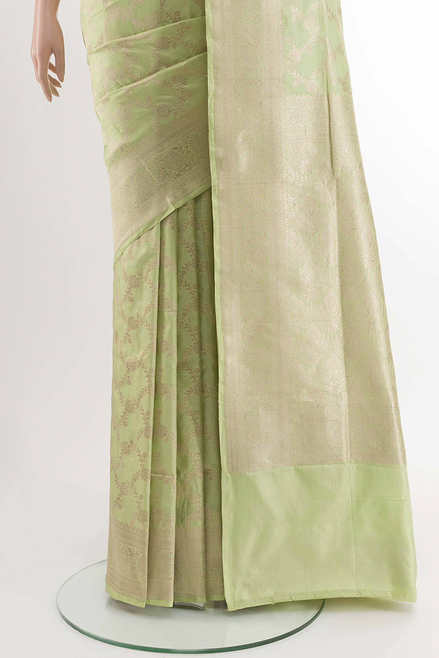 pleats pallu