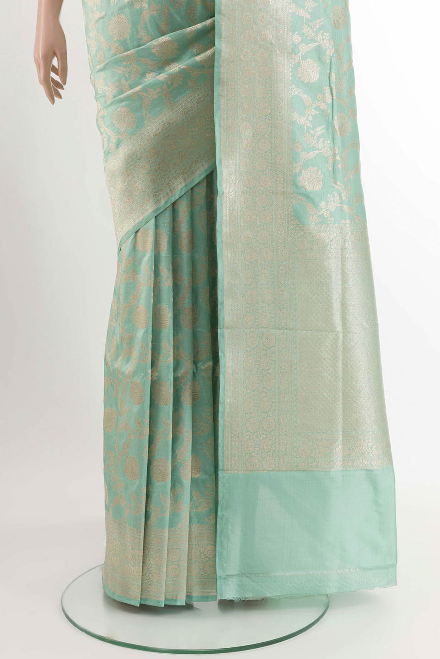 pleats pallu