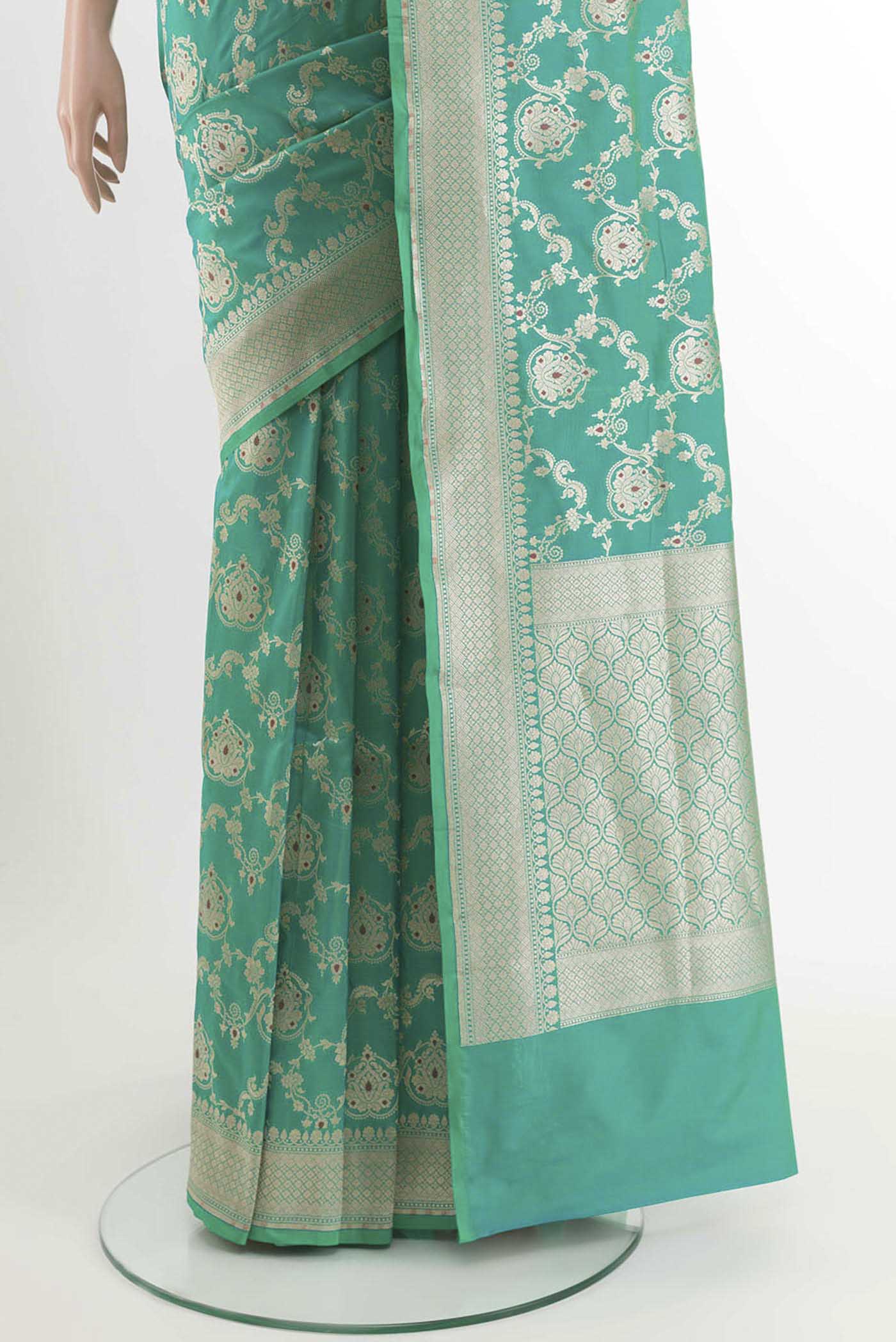 pleats pallu