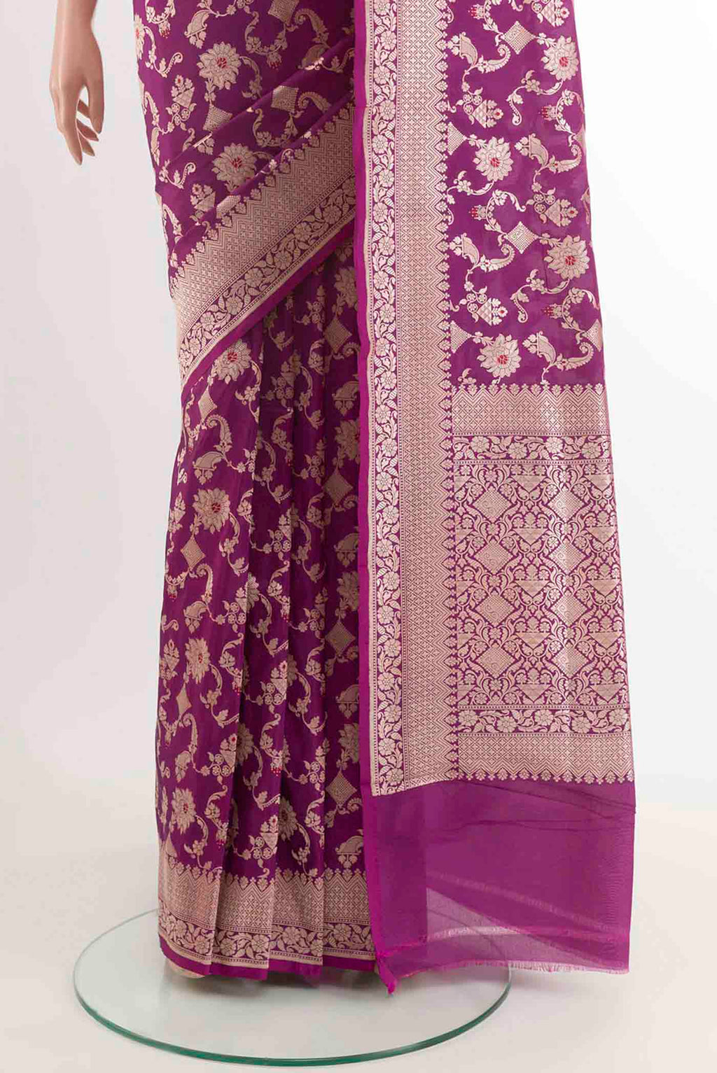 pleats pallu