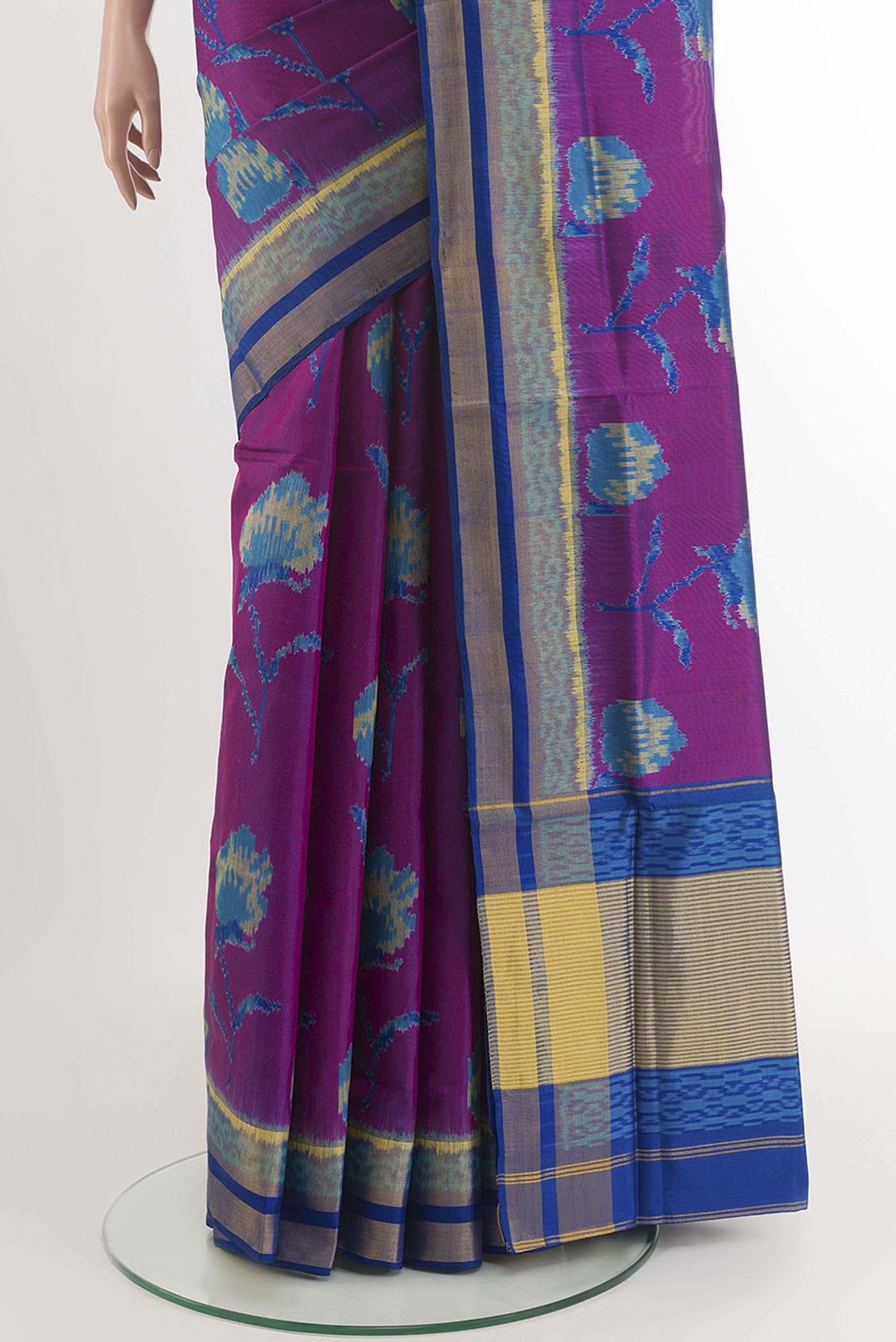pleats pallu