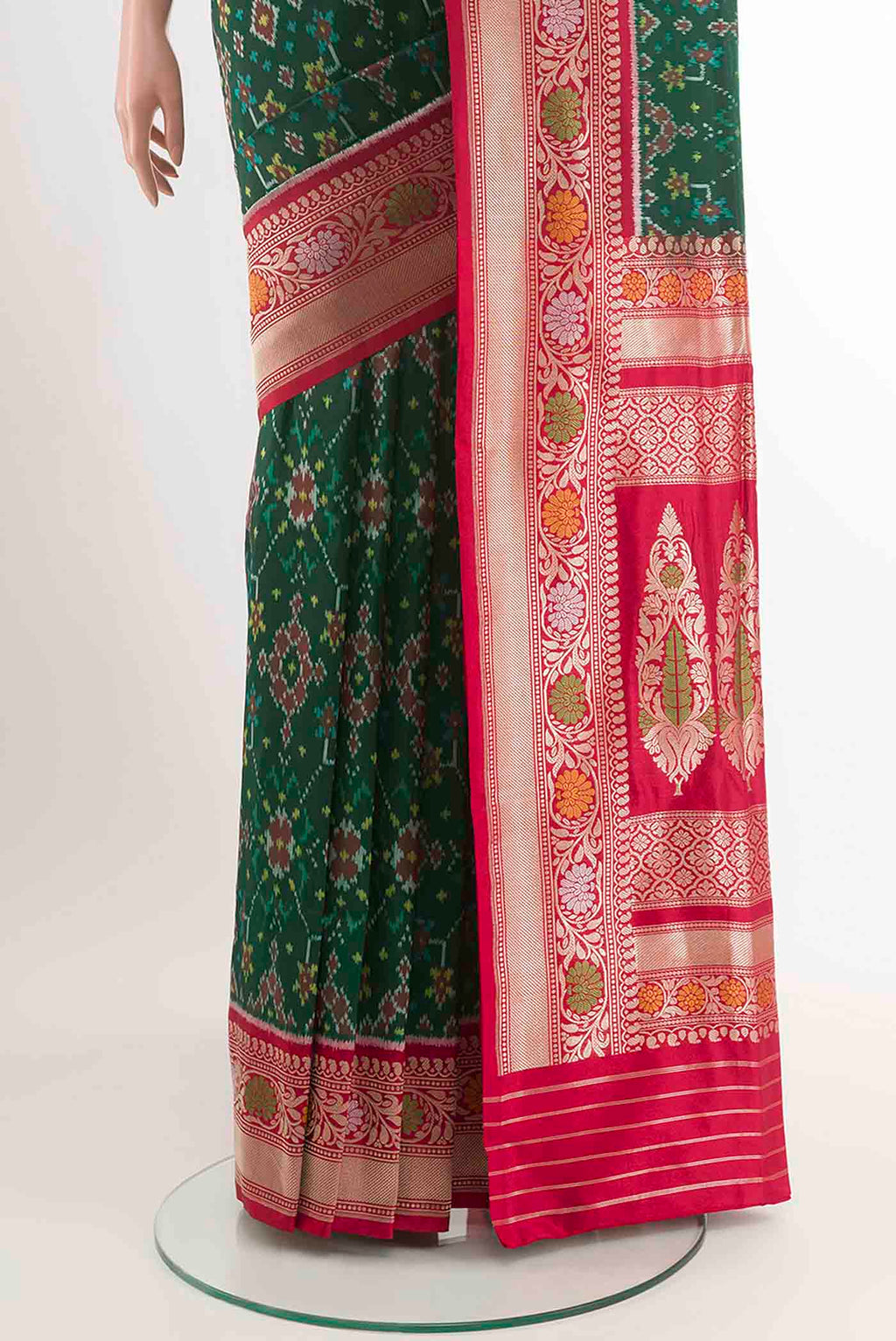 pleats pallu