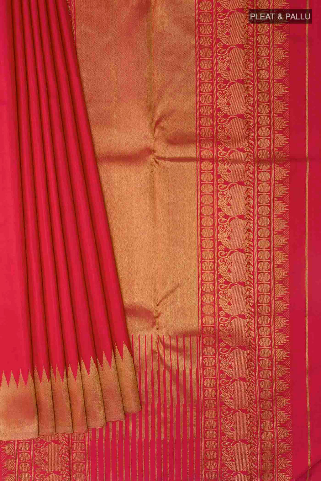 pleats pallu