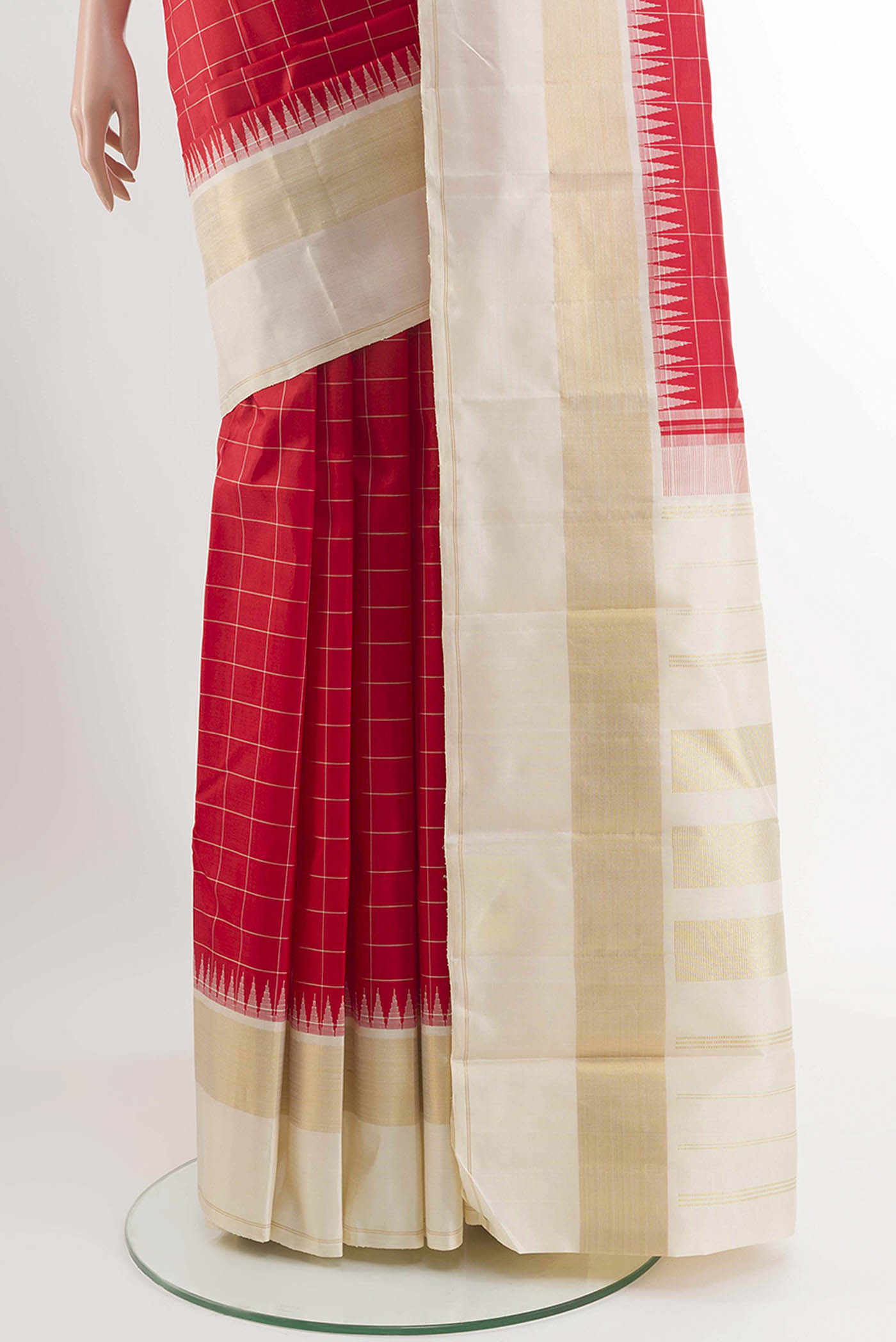 pleats pallu