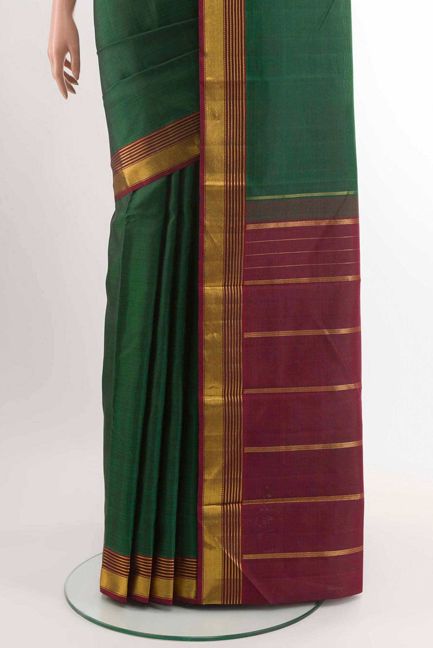 pleats pallu